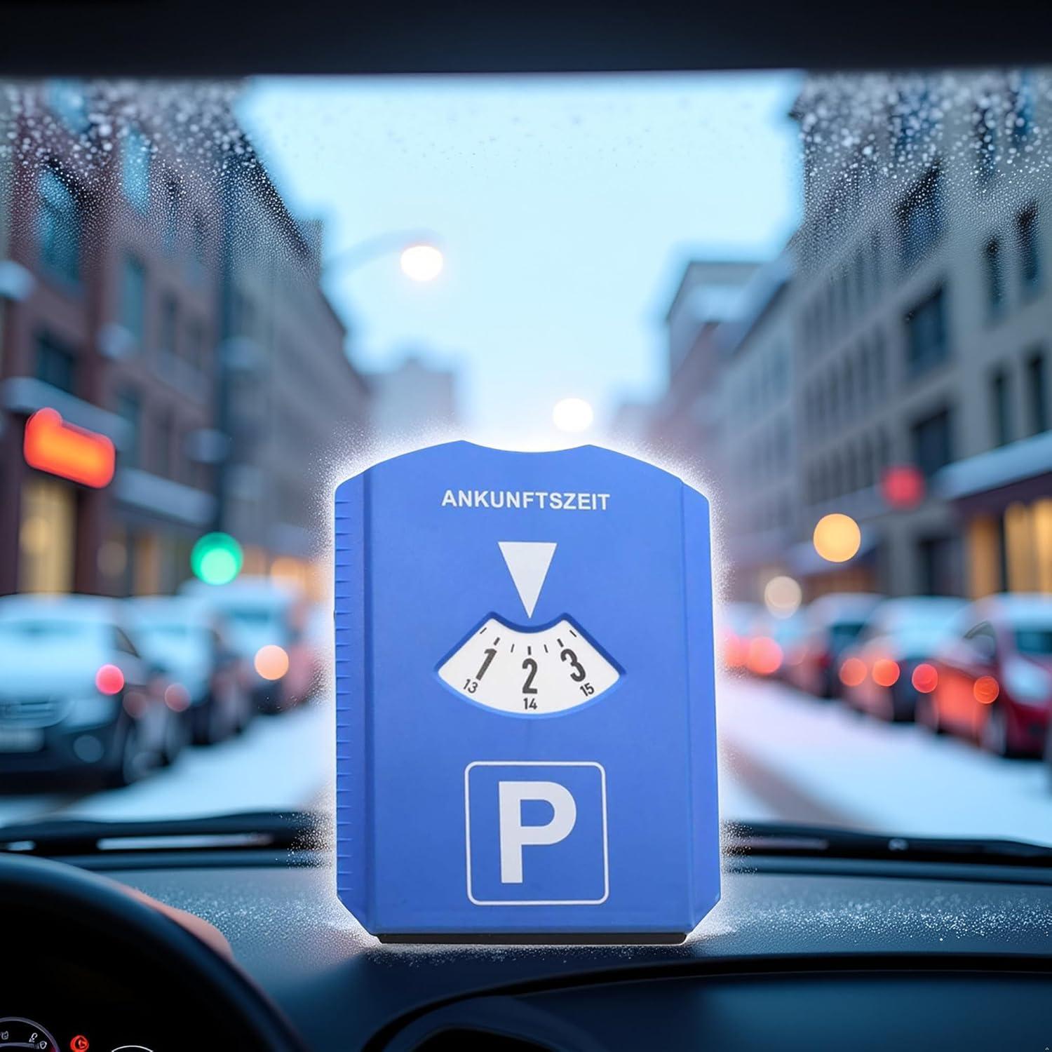 Temporizador de Estacionamiento Digital BWESOO con Raspador de Hielo