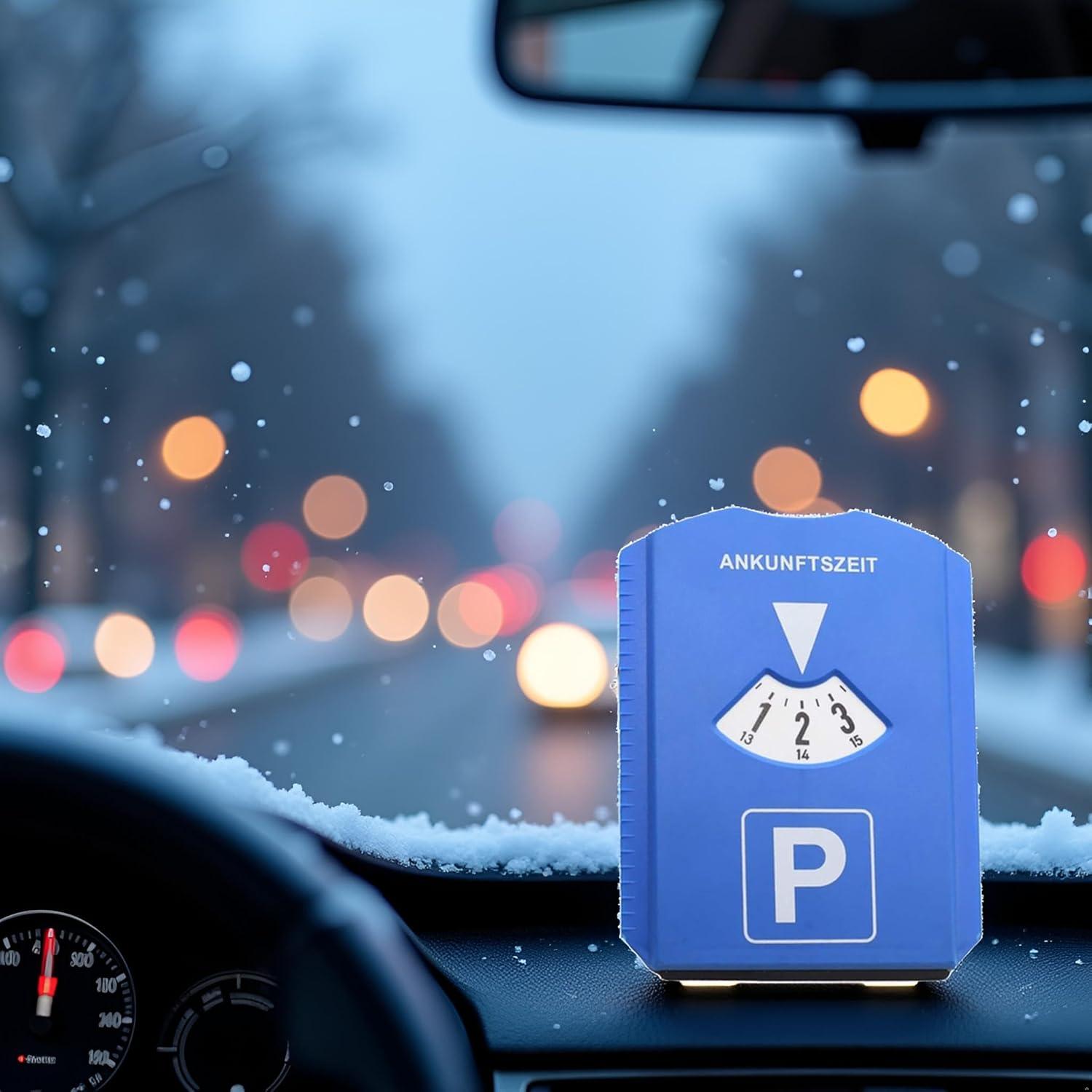 Temporizador de Estacionamiento Digital BWESOO con Raspador de Hielo