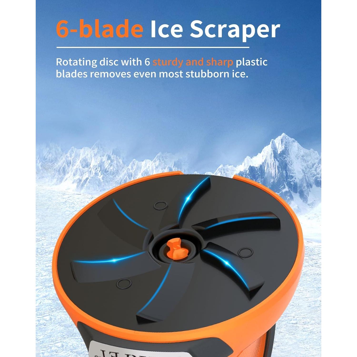Raspador de Hielo Eléctrico RERPET AD-04349-O 4400mAh