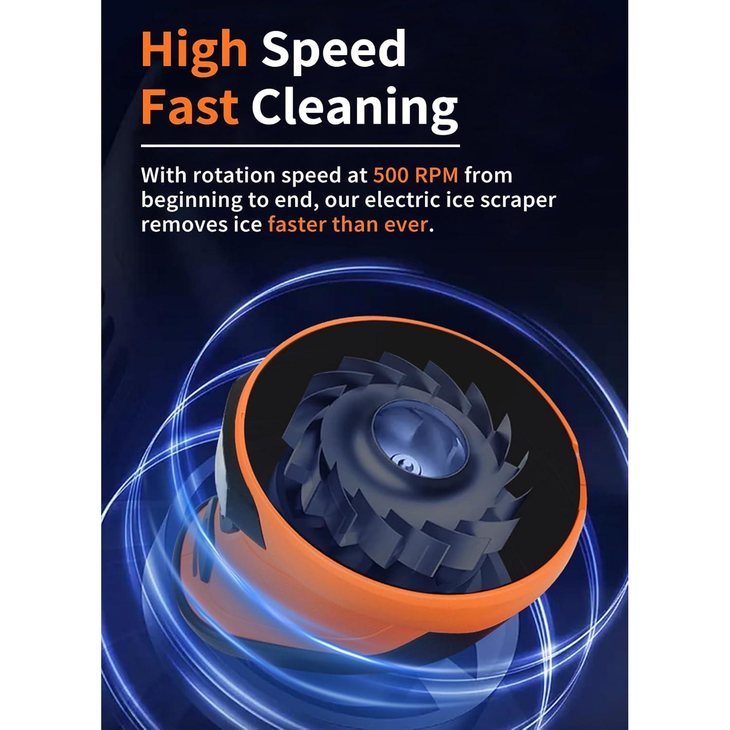 Raspador de Hielo Eléctrico RERPET AD-04349-O 4400mAh