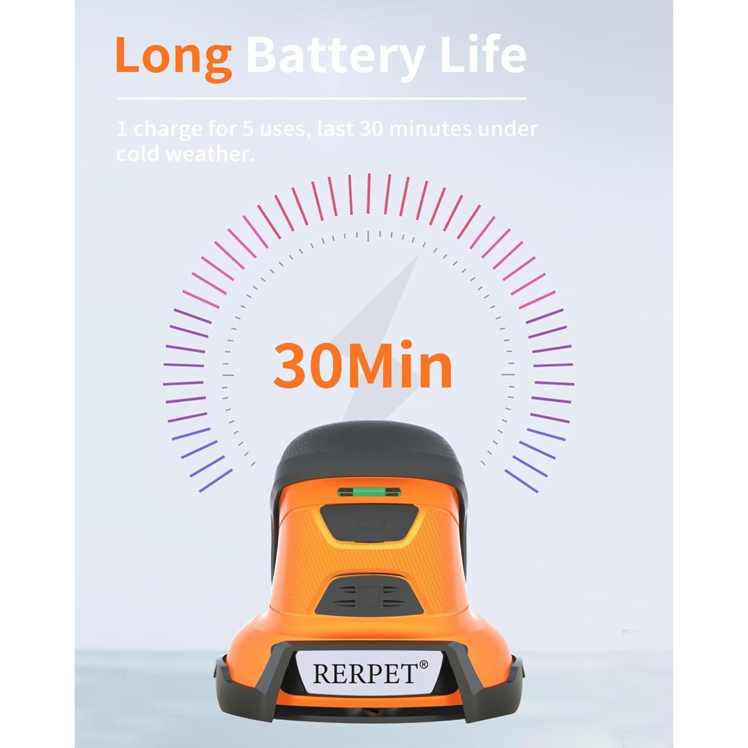 Raspador de Hielo Eléctrico RERPET AD-04349-O 4400mAh