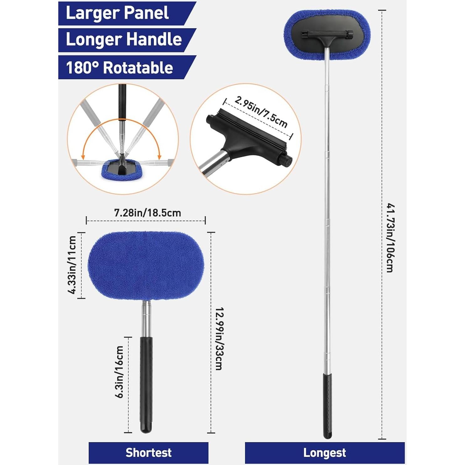 Limpiaparabrisas de Coche 3 en 1 ZimiTeda 101.5cm Extensible