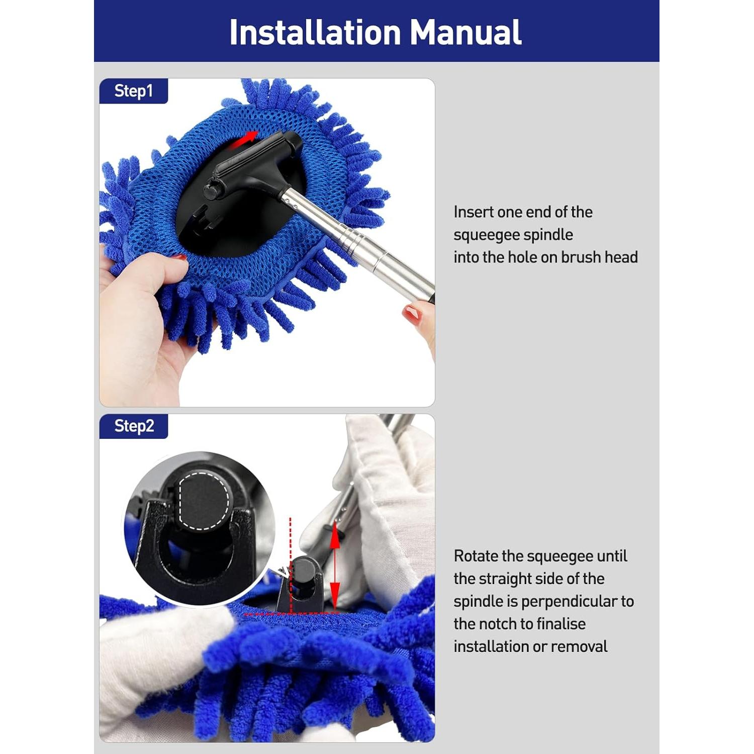 Limpiaparabrisas de Coche 3 en 1 ZimiTeda 101.5cm Extensible