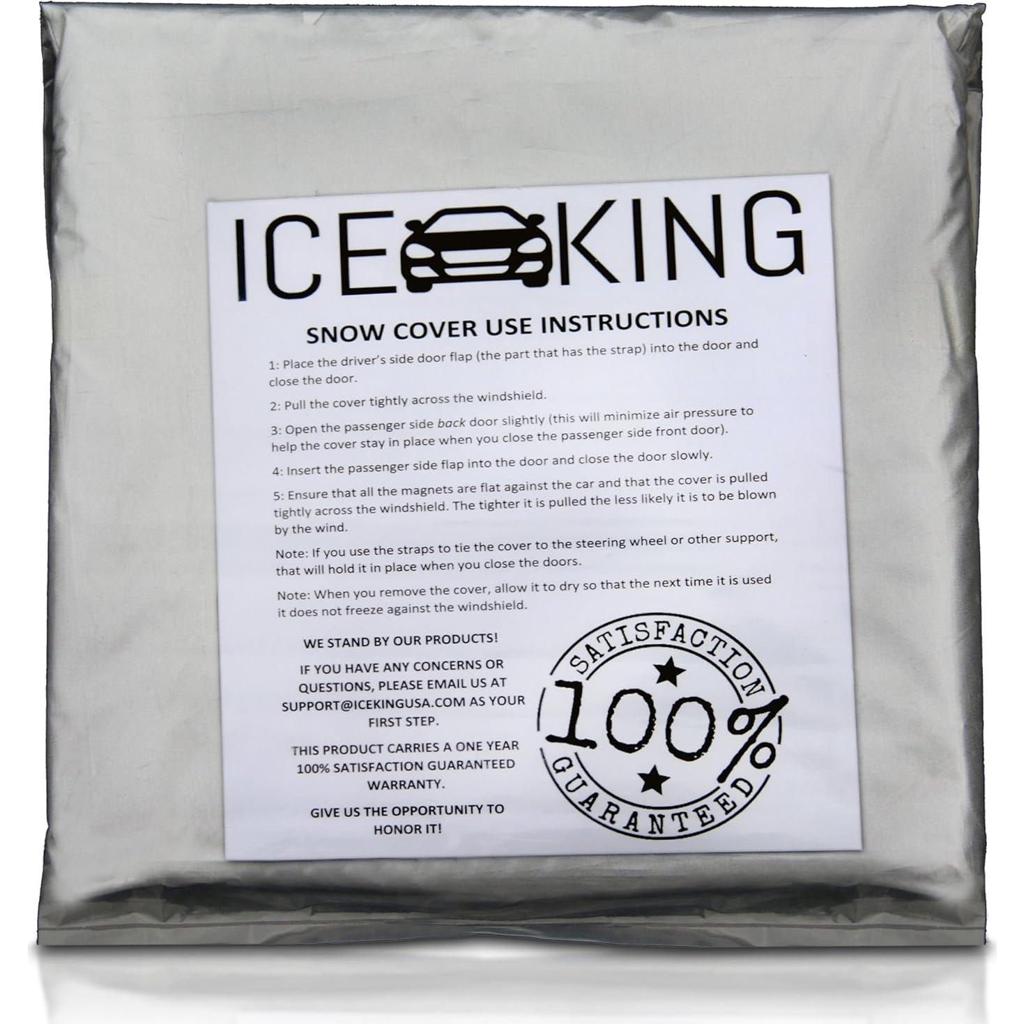 Cubierta de Nieve para Parabrisas IceKing - 178x127 cm - Impermeable