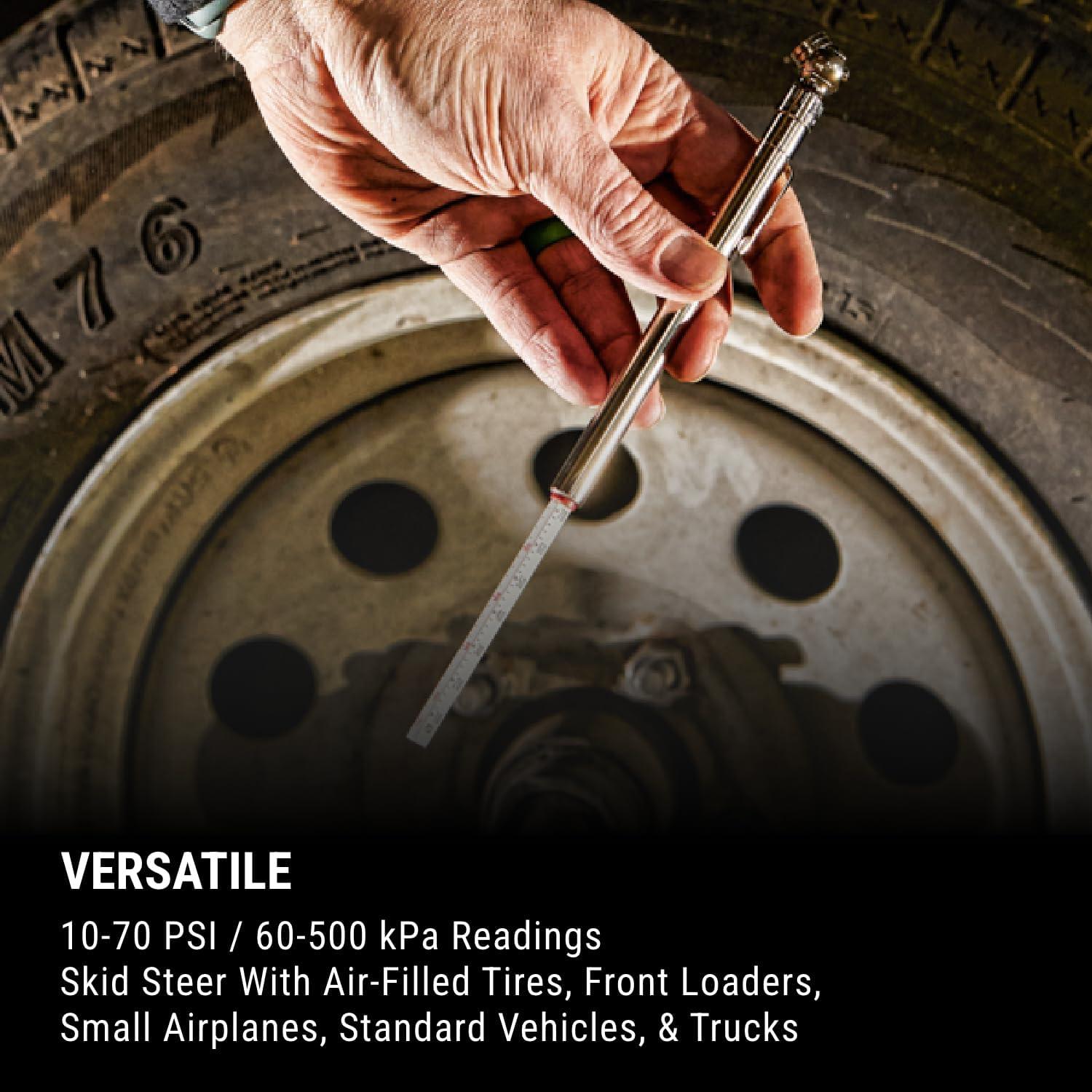Medidor de Presión de Neumáticos Milton S-920 con Profundidad