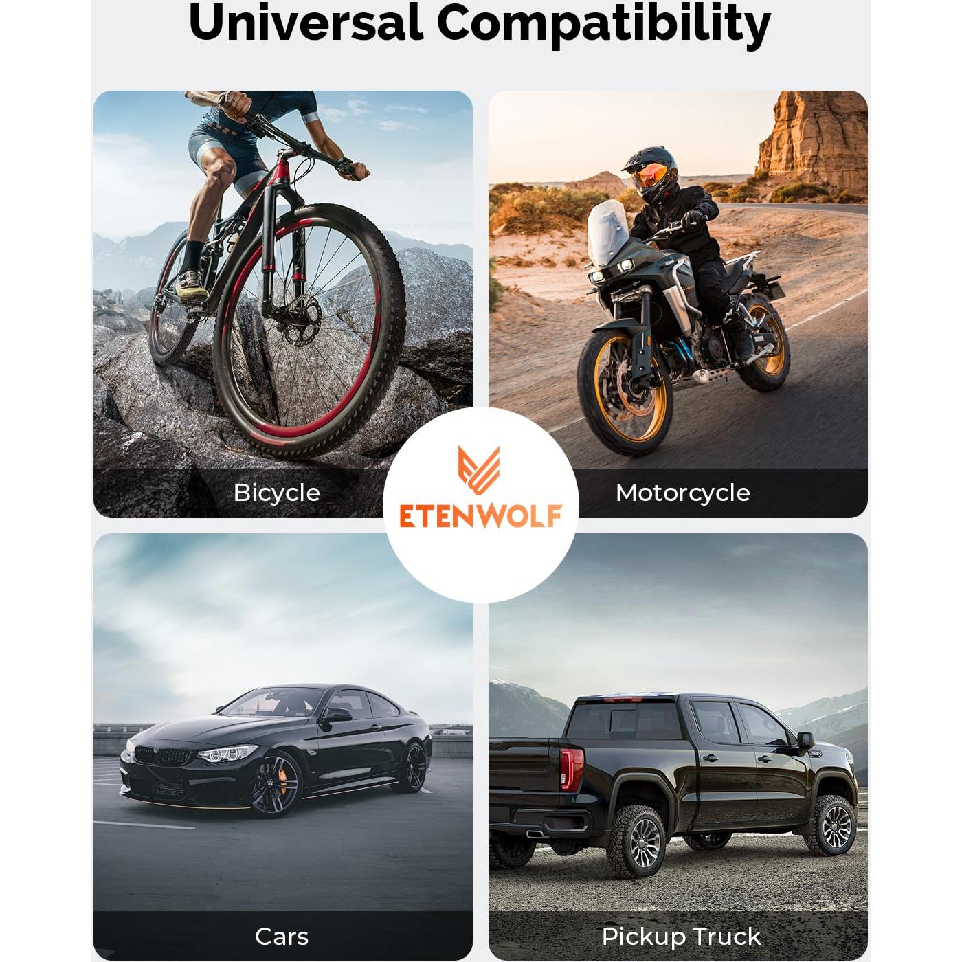 Medidor Digital de Presión de Neumáticos ETENWOLF T400 0-17.24 bar