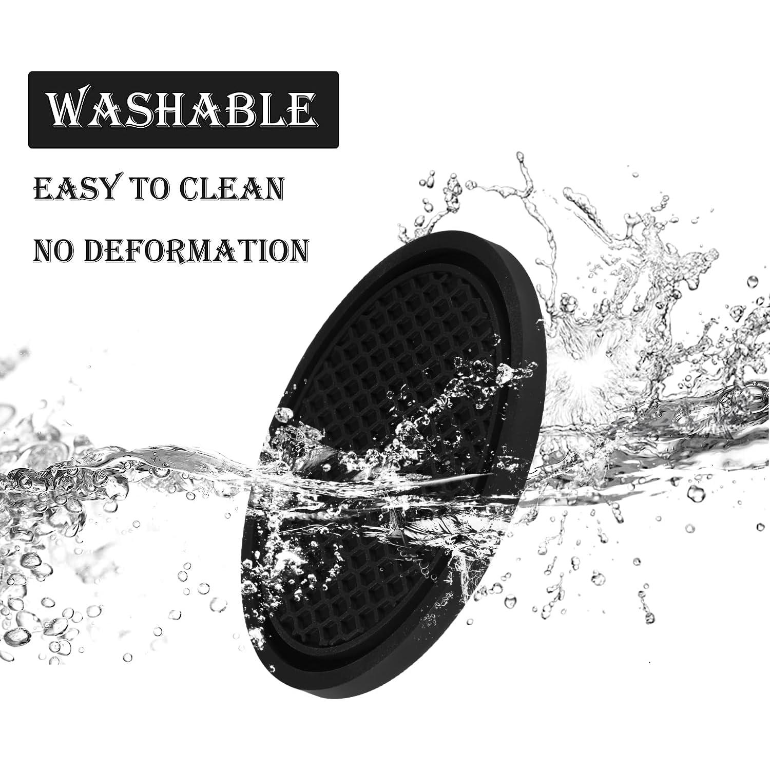 Posavasos SINGARO para Coche 4PCS Silicona Antideslizante