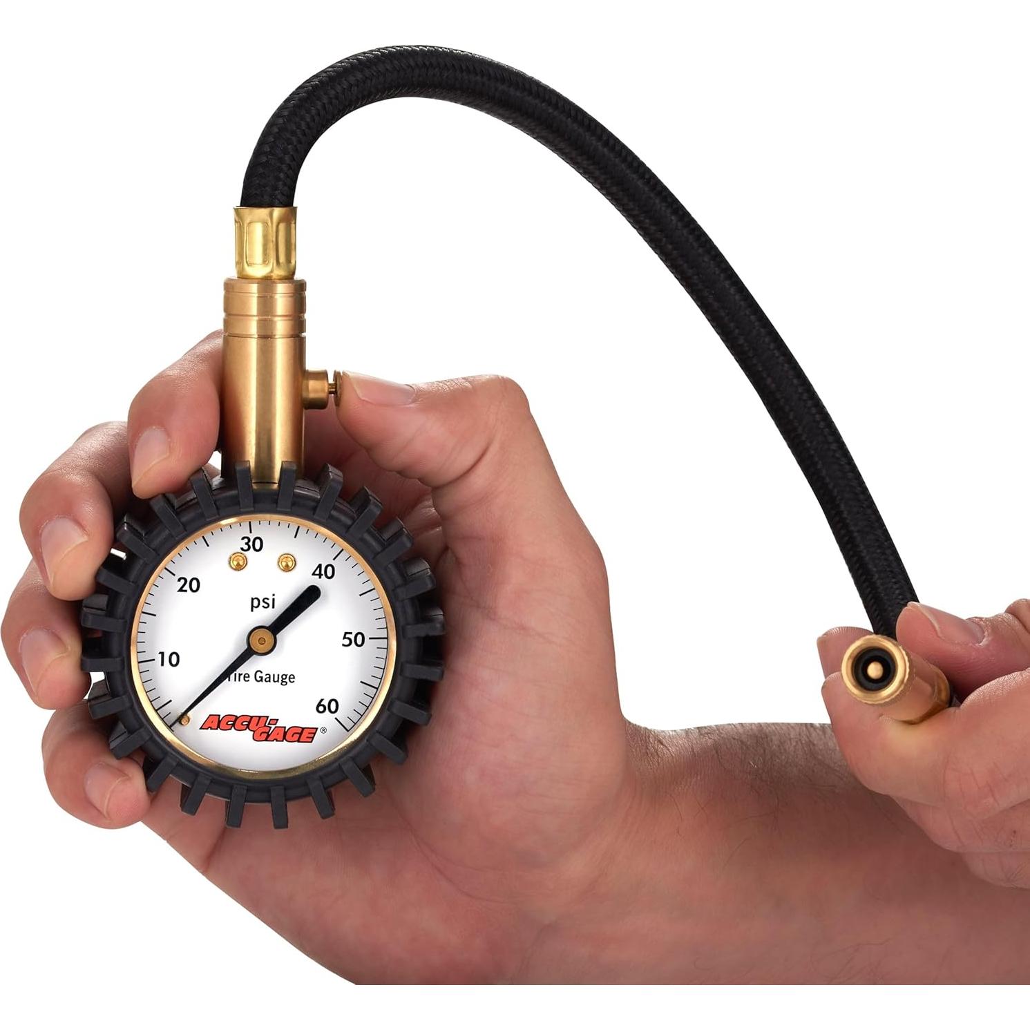 Medidor de Presión de Neumáticos Accu-Gage RH60X 60 PSI