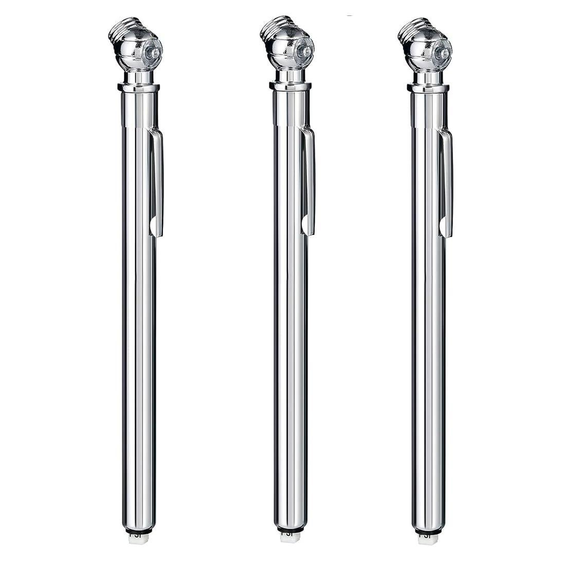 Medidor de Presión de Neumáticos PINKJOY Acero Inoxidable 10-75 PSI