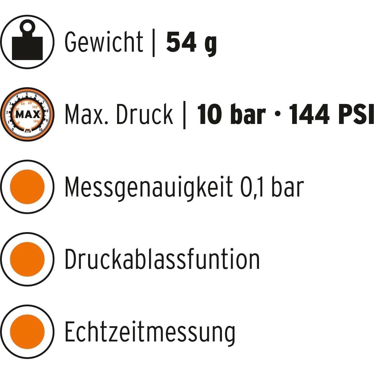 Medidor Digital de Presión de Aire SKS AIRCHECKER para Bicicleta