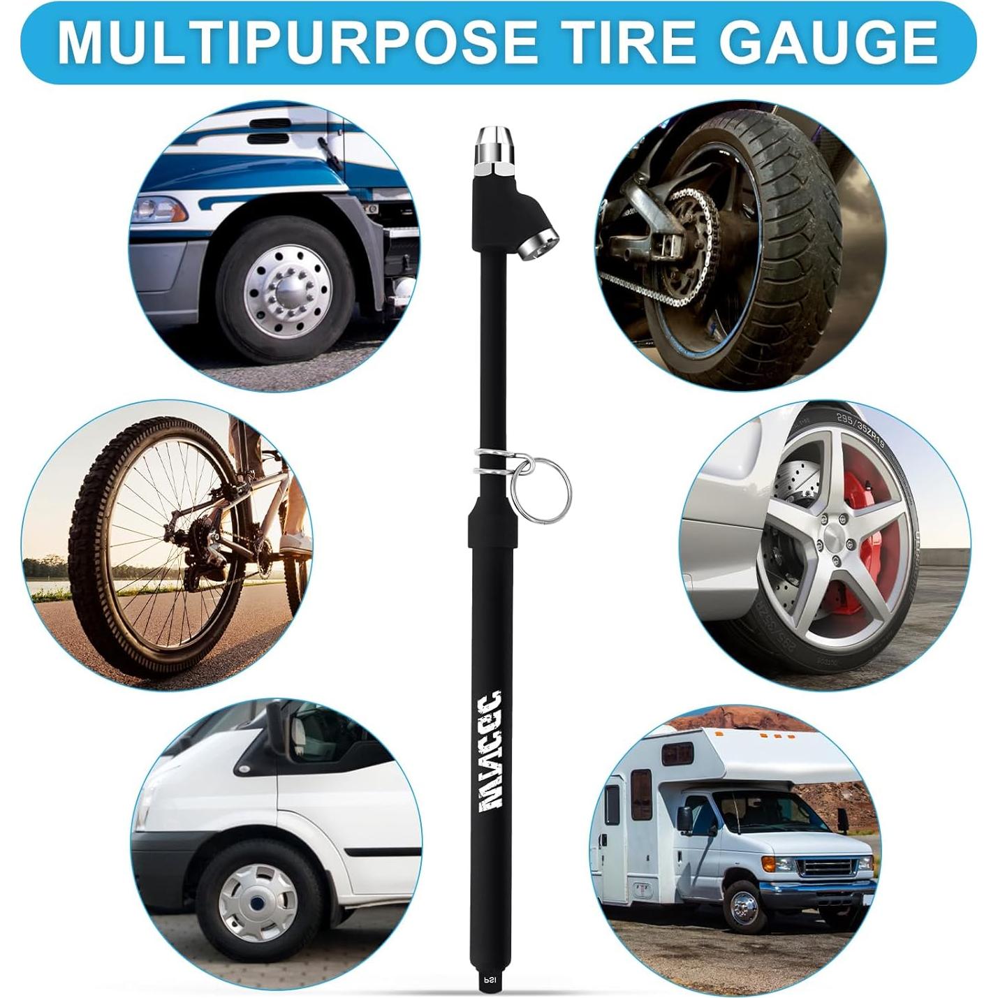 Manómetro de presión neumáticos WNCGC 10-150 PSI 30.48 cm