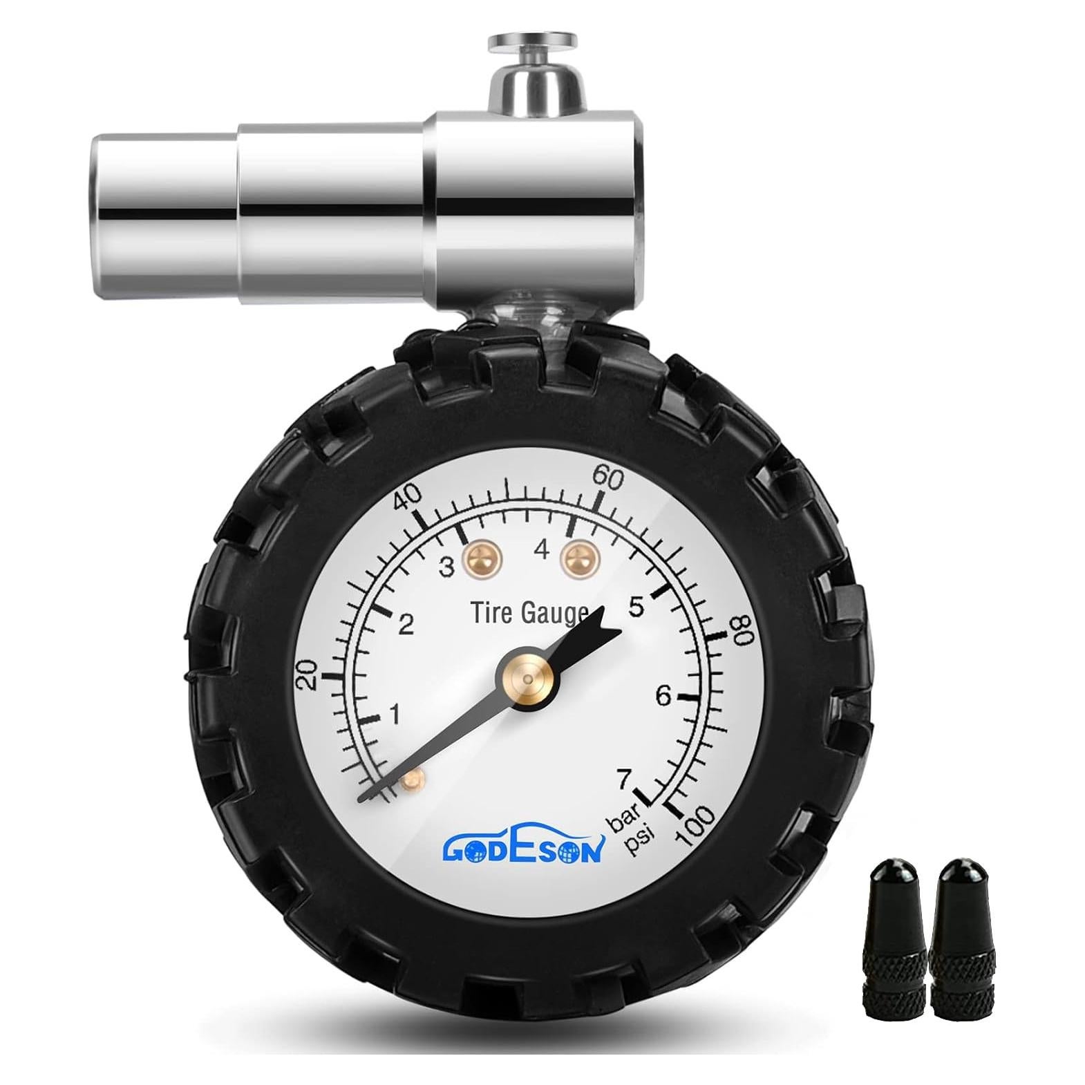 Medidor de presión de neumáticos GODESON Presta 100PSI/7Bar