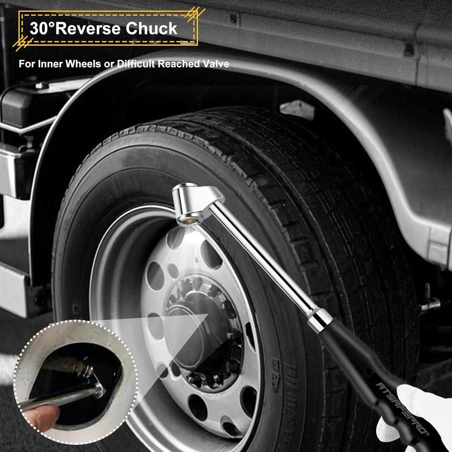 Manómetro de presión ATsafepro 10-150 PSI 32.3 cm doble cabeza