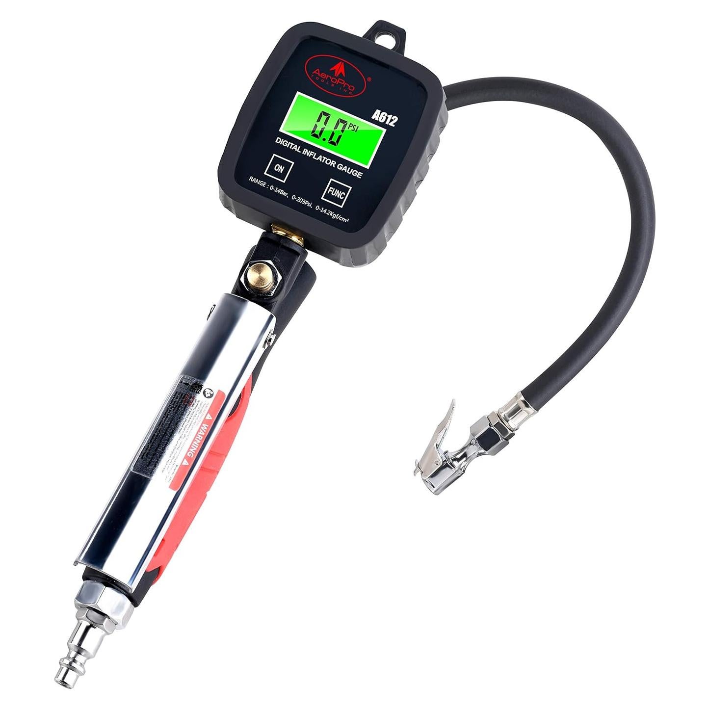 Inflador Digital de Neumáticos AEROPRO Tools 203 PSI