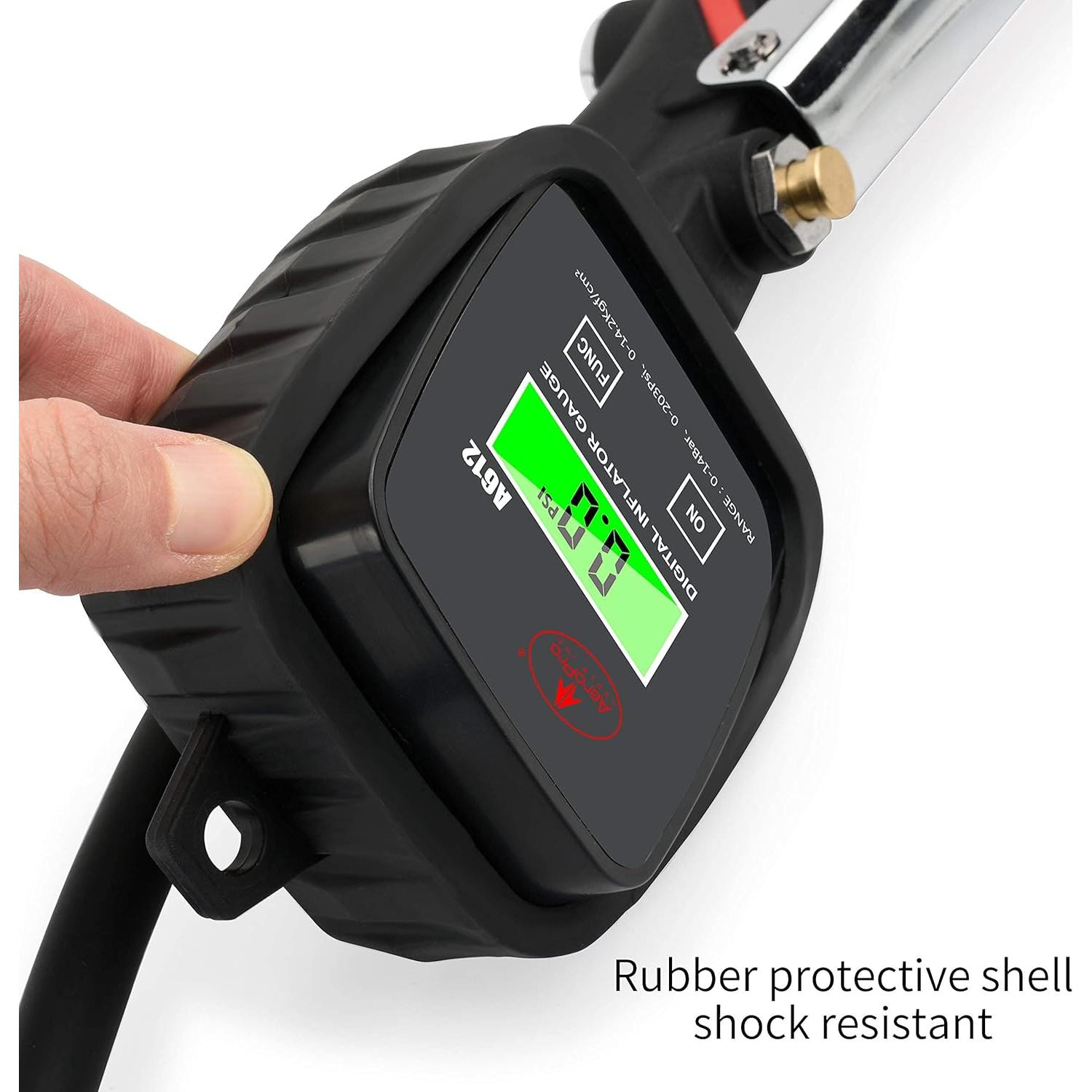 Inflador Digital de Neumáticos AEROPRO Tools 203 PSI