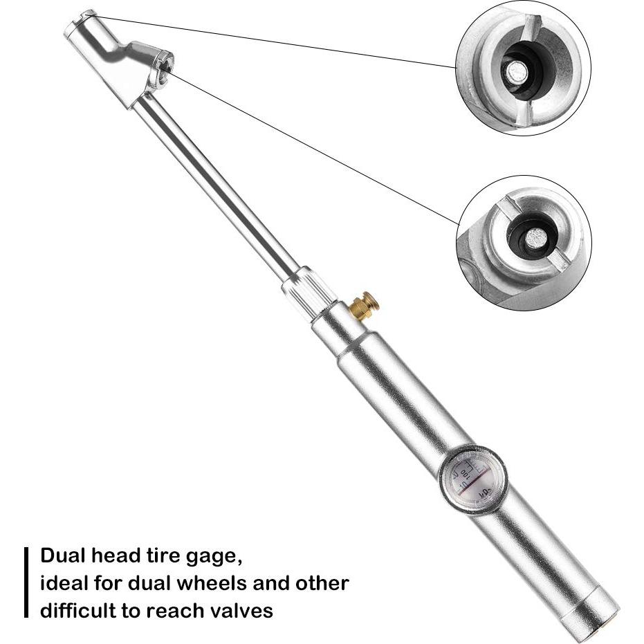 Medidor de Presión de Neumáticos CZC AUTO 10-120 PSI Mecánico