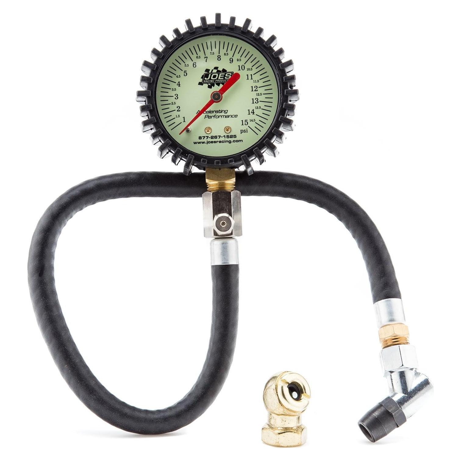 Medidor de Presión de Neumáticos Joes Racing 32305 0-15 PSI