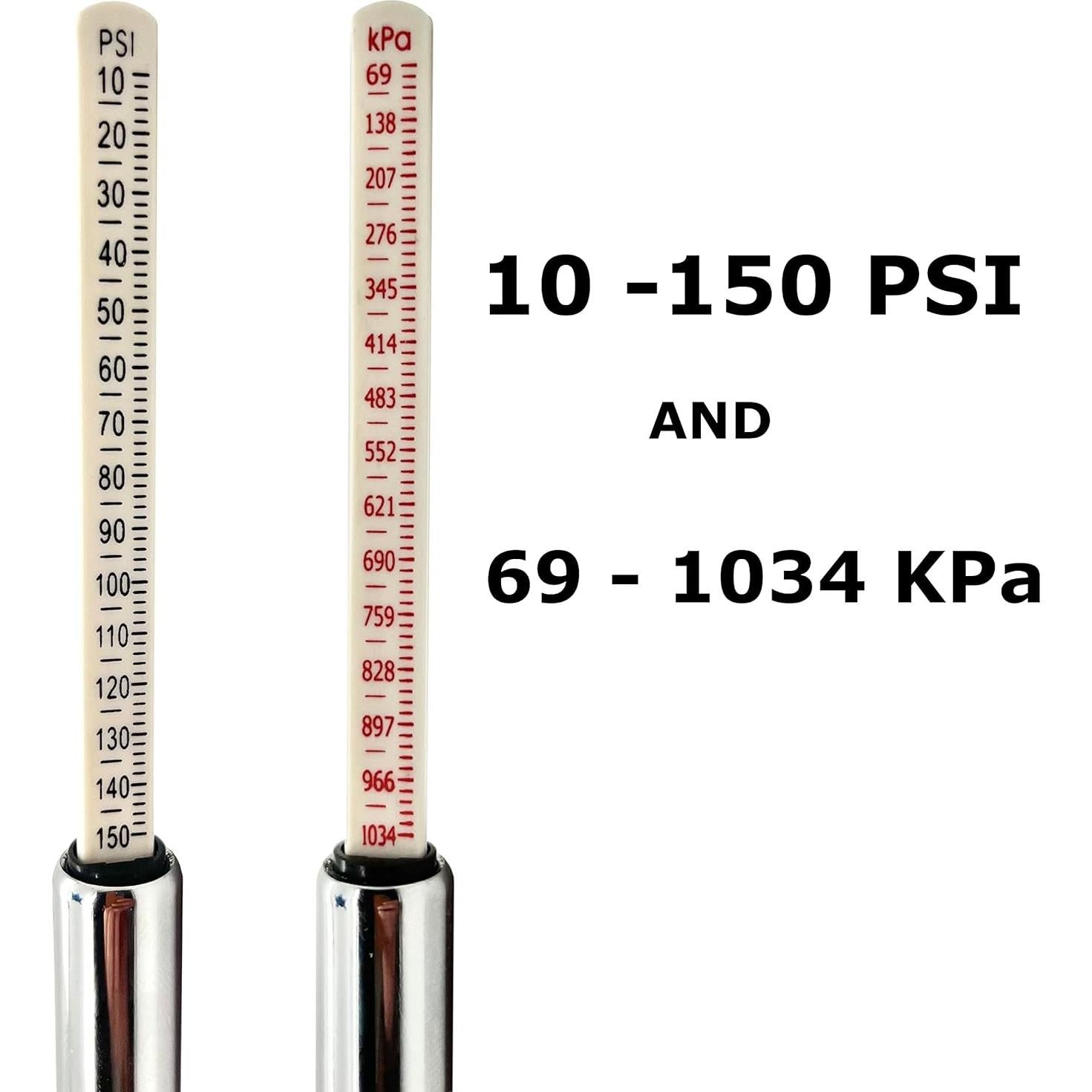 Manómetro de presión neumáticos Jon MFB 10-150 Psi 2 unidades