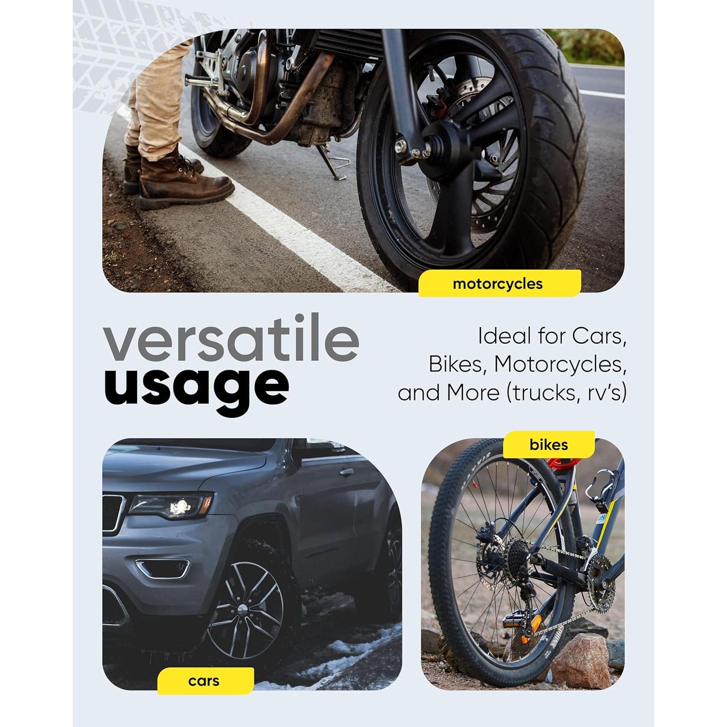 Medidor Digital de Presión de Neumáticos Gerchway 200 PSI