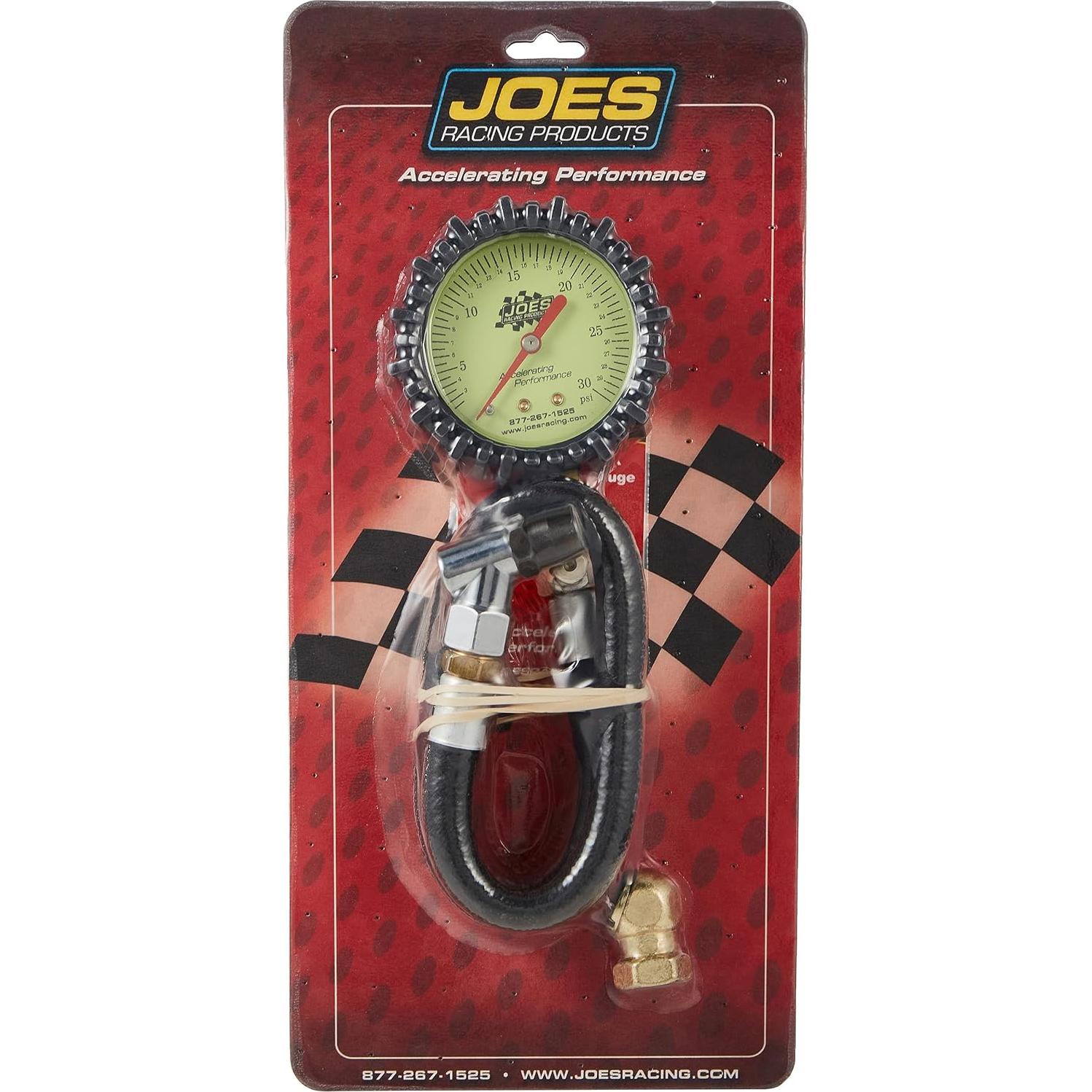 Medidor de Presión de Neumáticos Joes Racing 0-2.07 bar Brilla en la Oscuridad