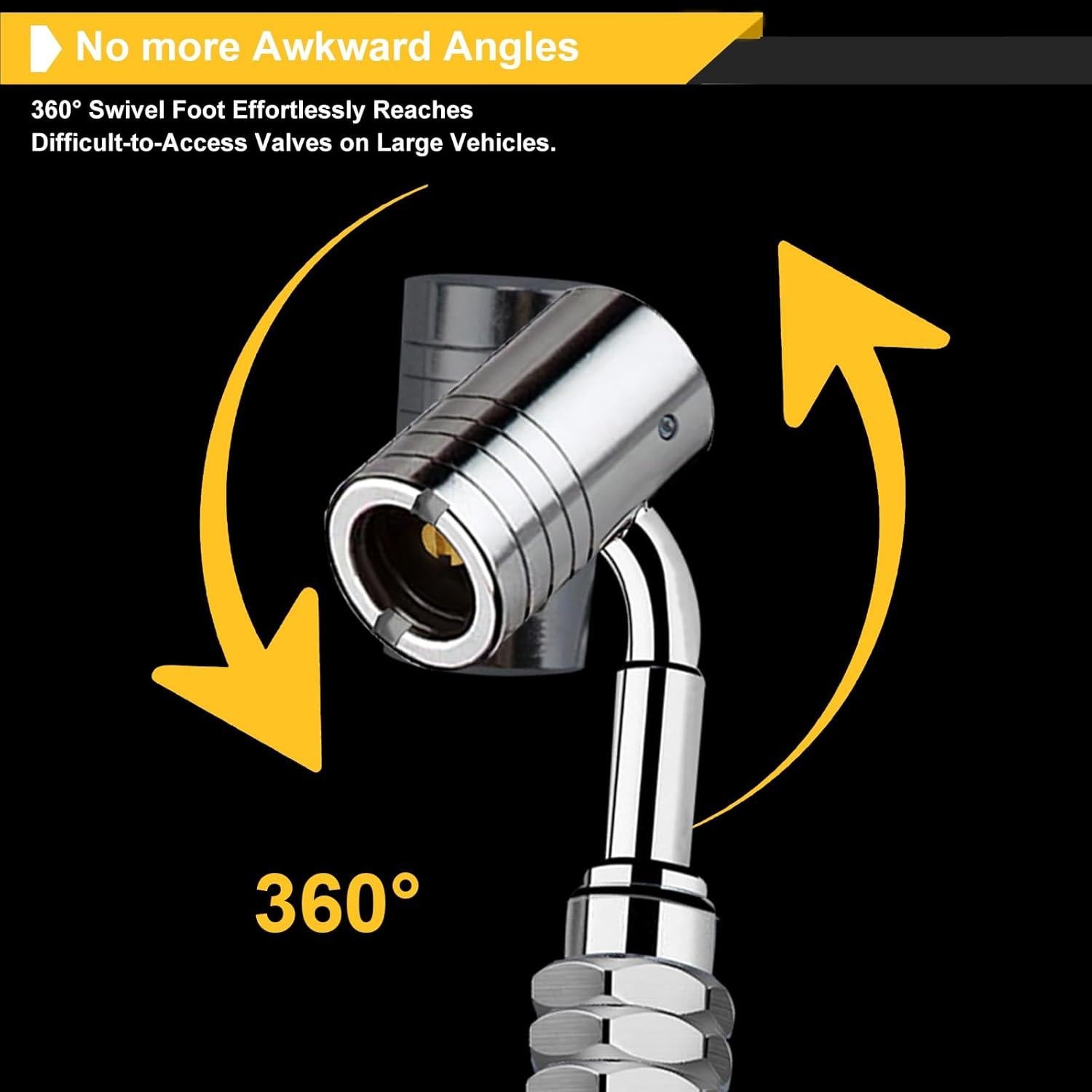Manómetro de Presión GODESON para Neumáticos 10-150 PSI