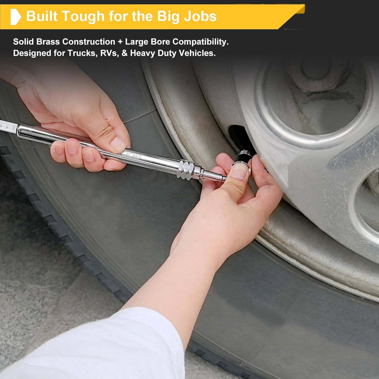 Manómetro de Presión GODESON para Neumáticos 10-150 PSI