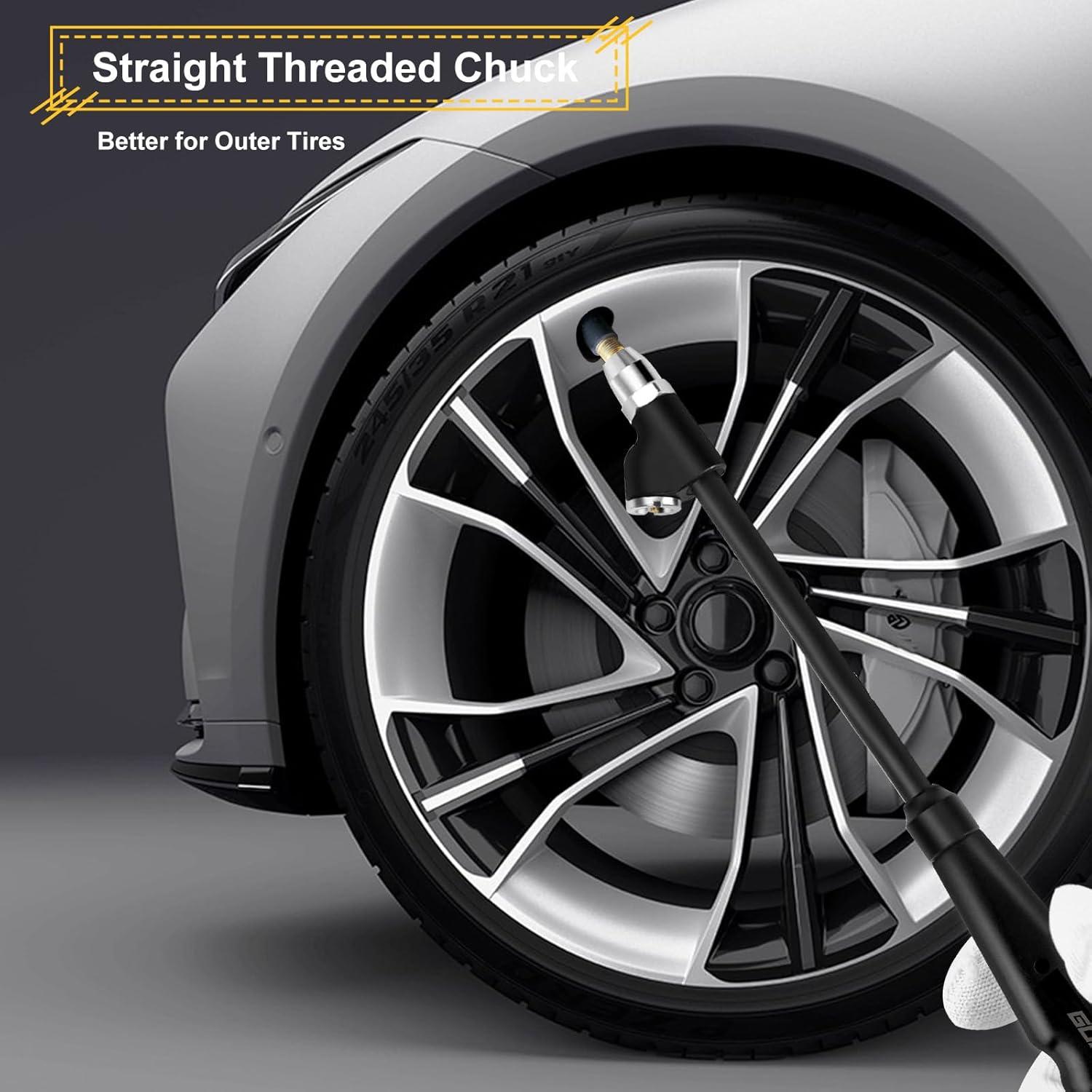 Medidor de Presión de Neumáticos GODESON Doble Cabeza 10-150 PSI