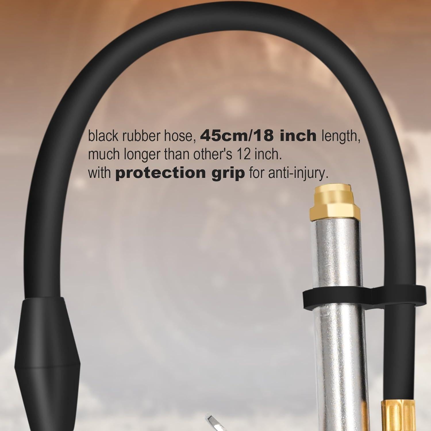 Inflador de Neumáticos SAFELIFE con Manómetro 10-120 PSI