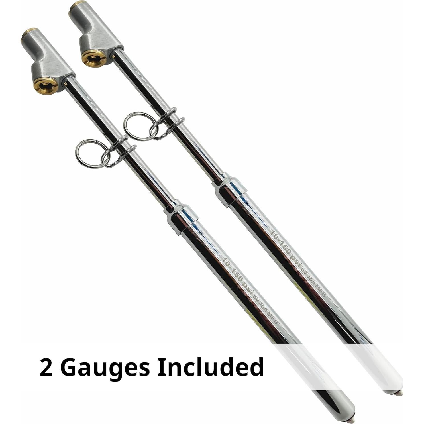 Medidor de Presión de Neumáticos Jon MFB 10-150 PSI Doble Cabezal