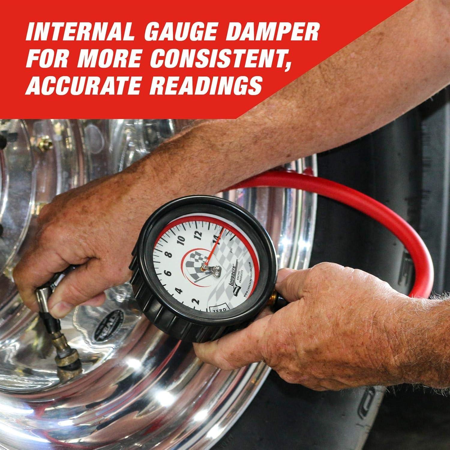 Medidor de Presión de Neumáticos Longacre 52-52031 0-60 psi