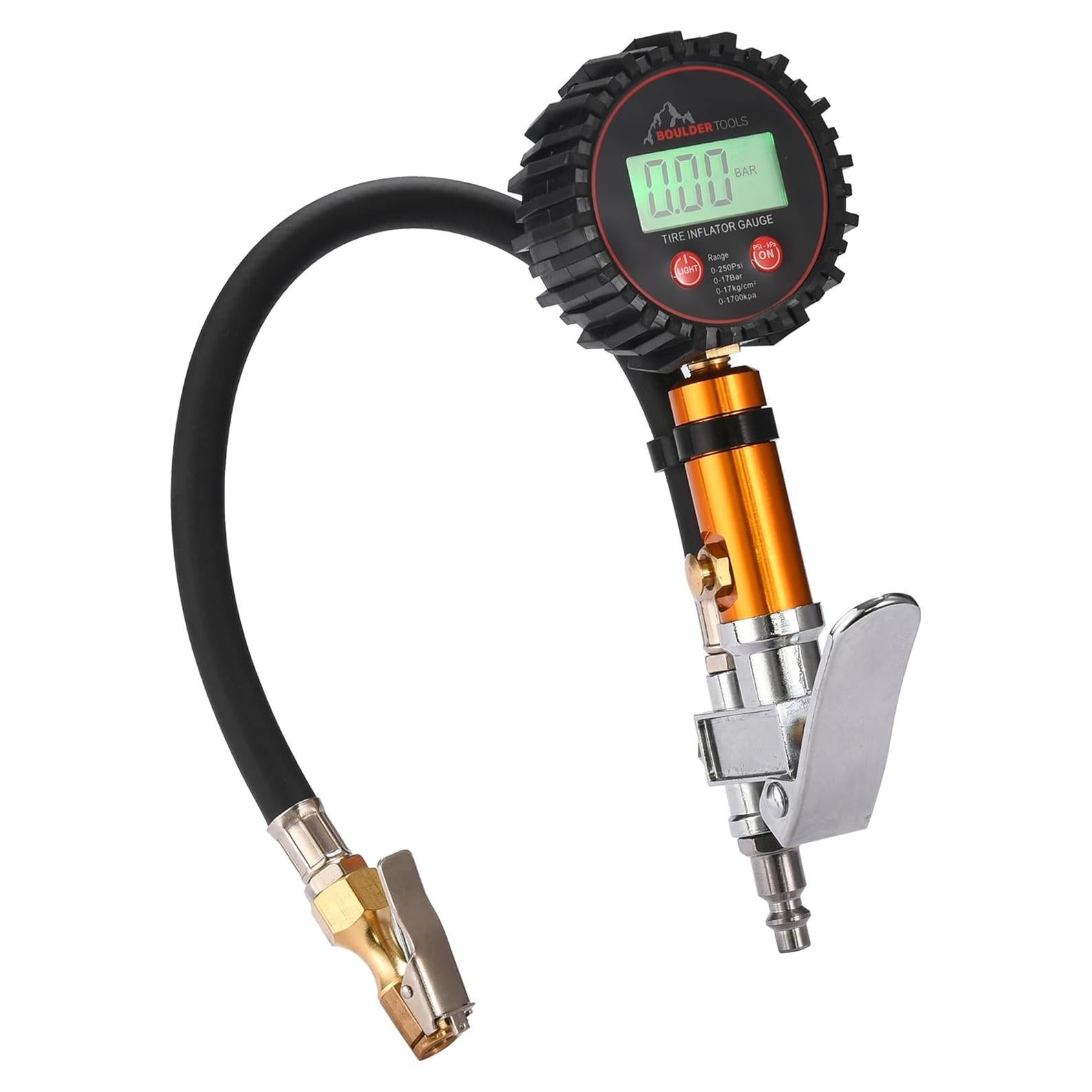 Medidor de Presión de Neumáticos Boulder Tools BOTO-000016 0-250 PSI