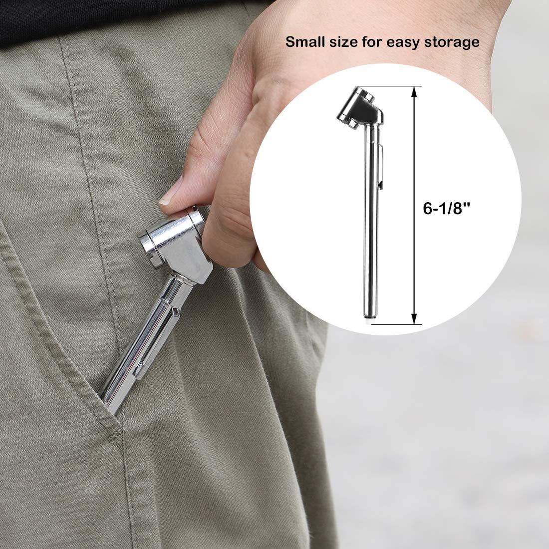 Medidor de Presión de Neumáticos CZC AUTO 10-120 PSI Doble Cabeza