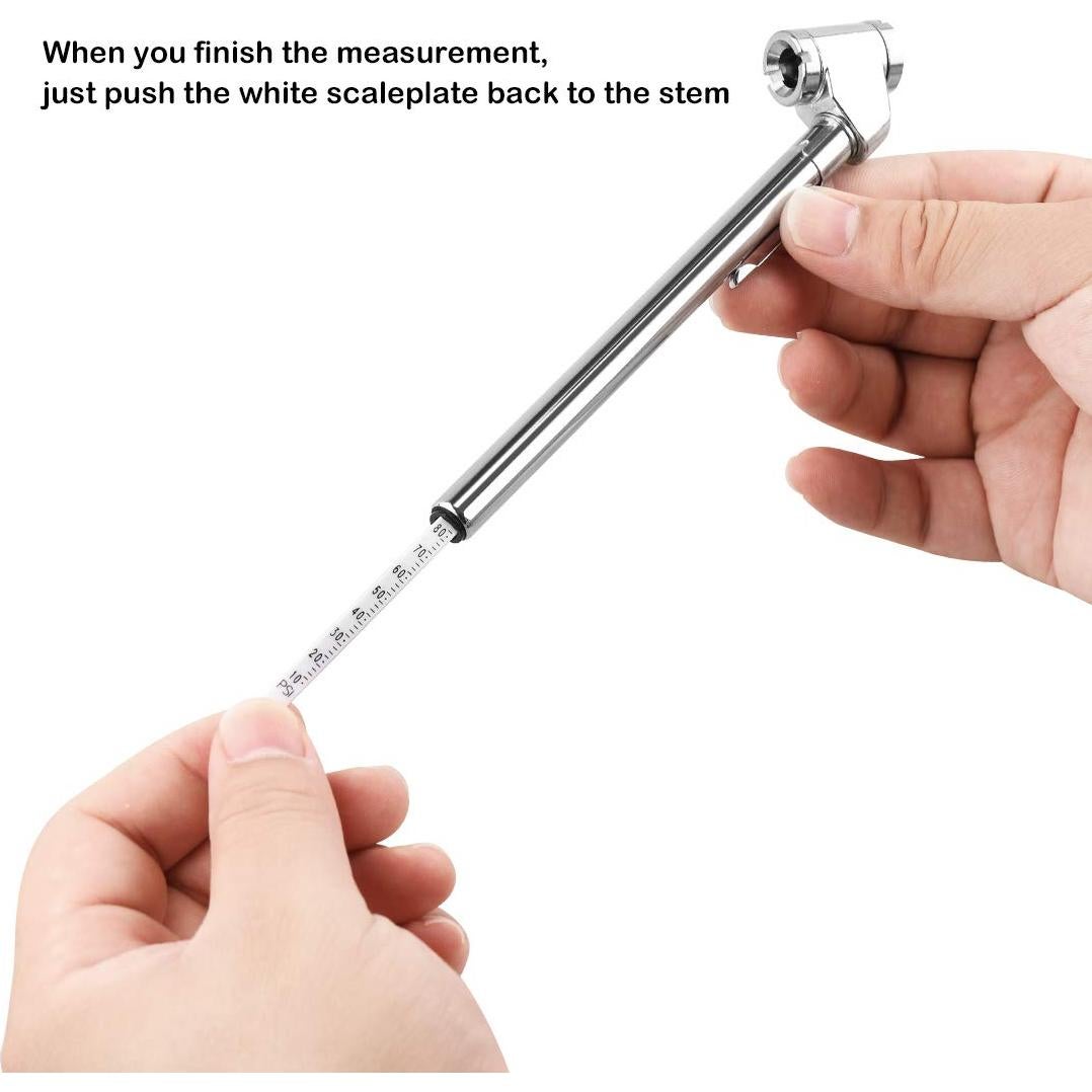 Medidor de Presión de Neumáticos CZC AUTO 10-120 PSI Doble Cabeza