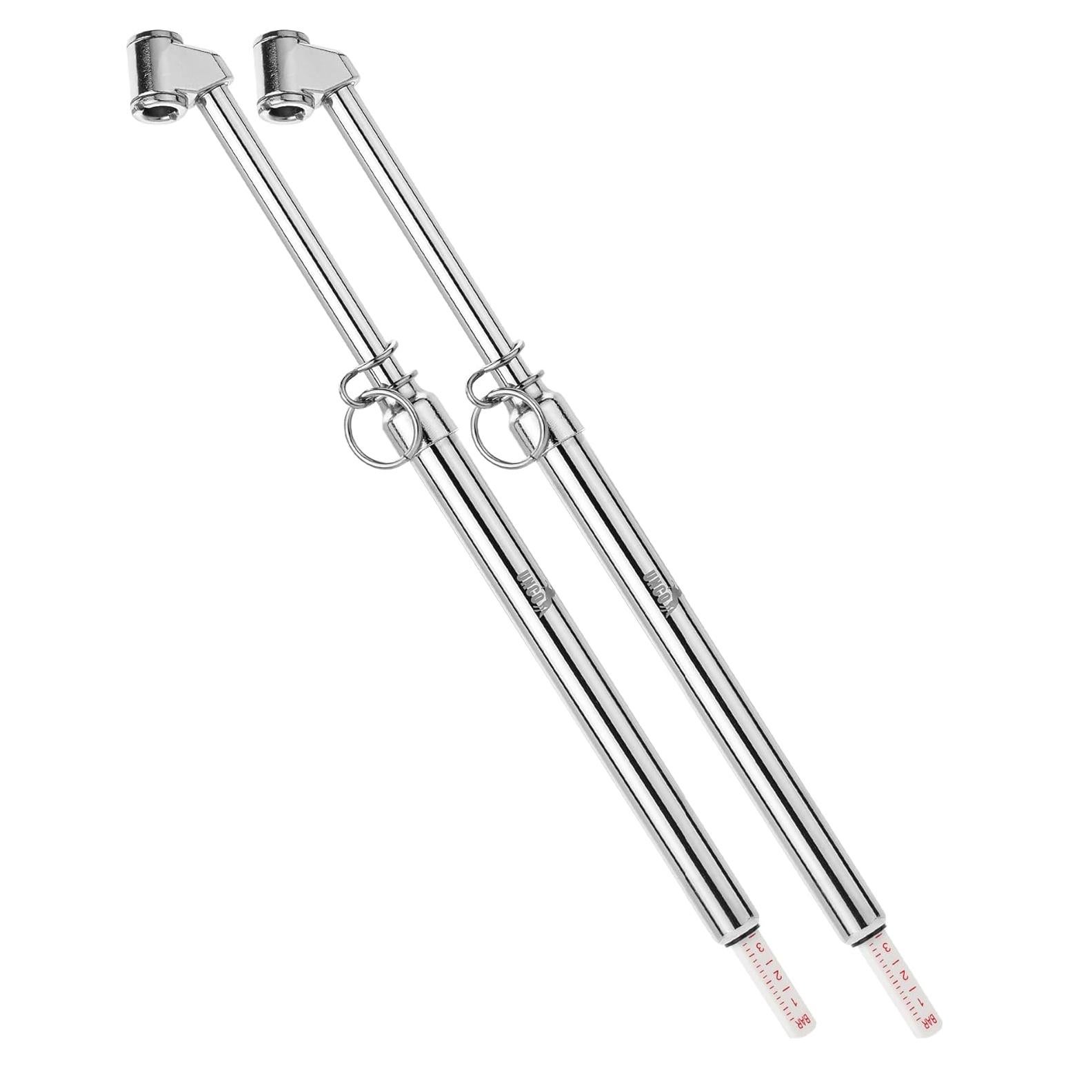 Medidor de Presión de Neumáticos Doble Cabeza UNCO - 2 Piezas, 0.69-10.34 bar