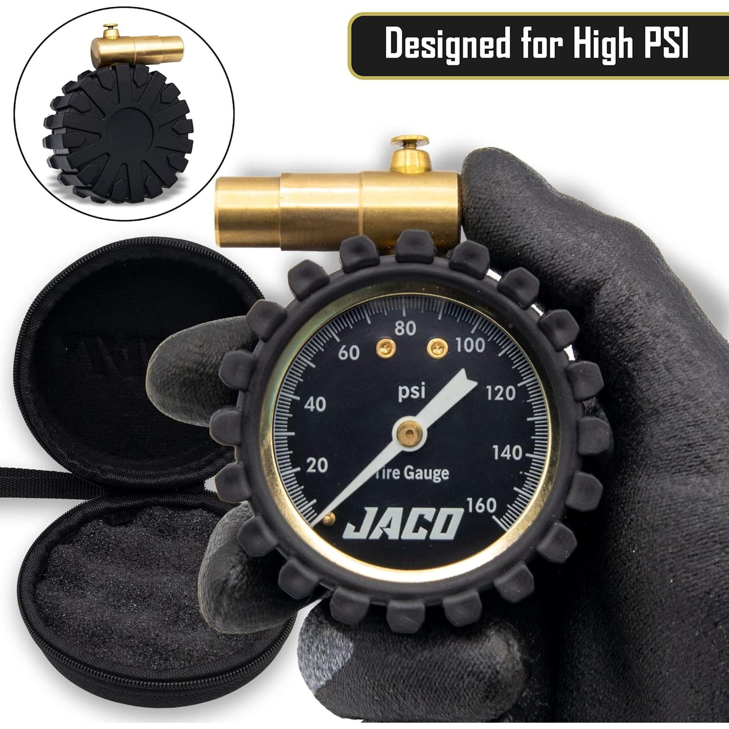 Medidor de Presión de Neumáticos JACO RDX-160 para Bicicletas