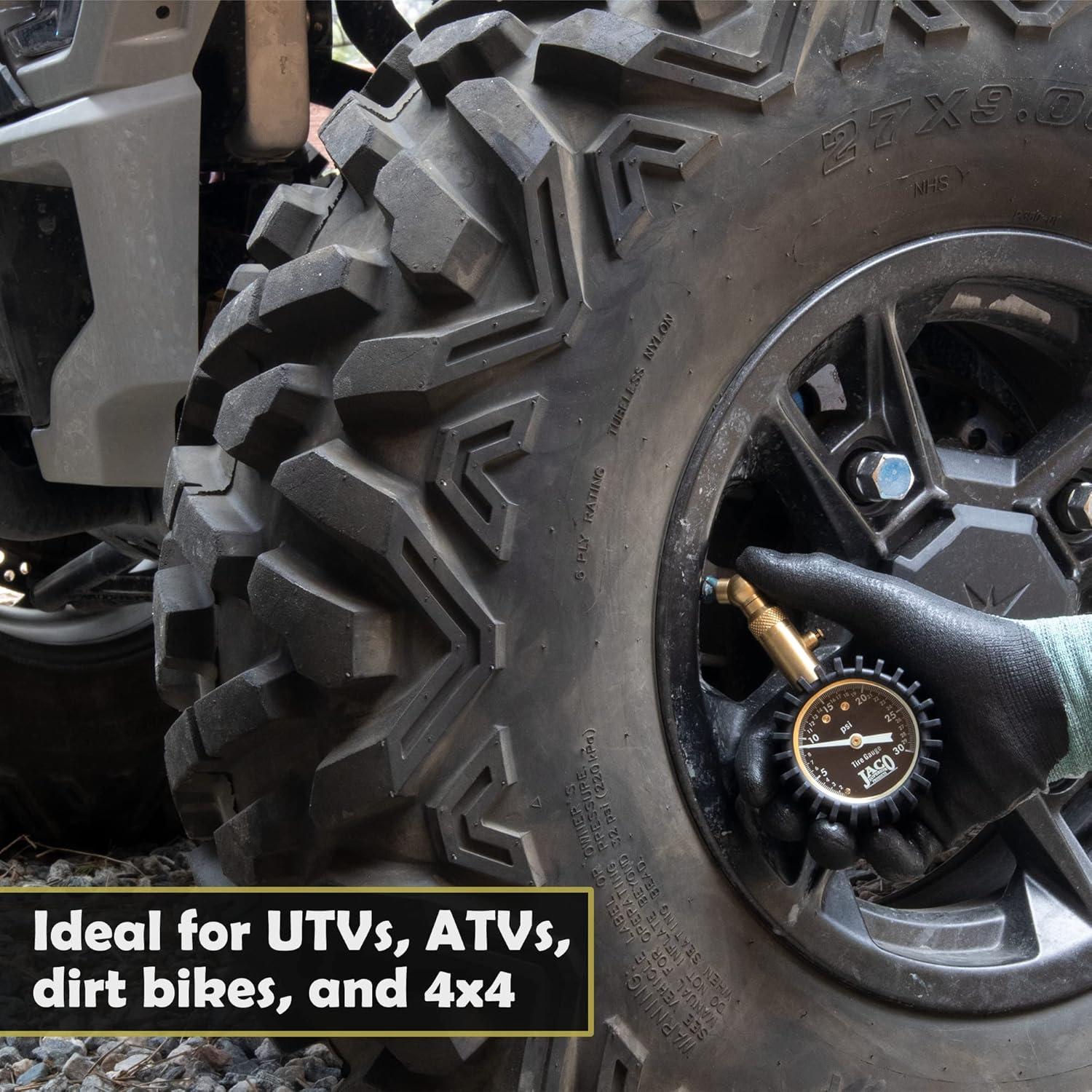 Manómetro de Presión Baja JACO Elite 0-30 PSI para Neumáticos