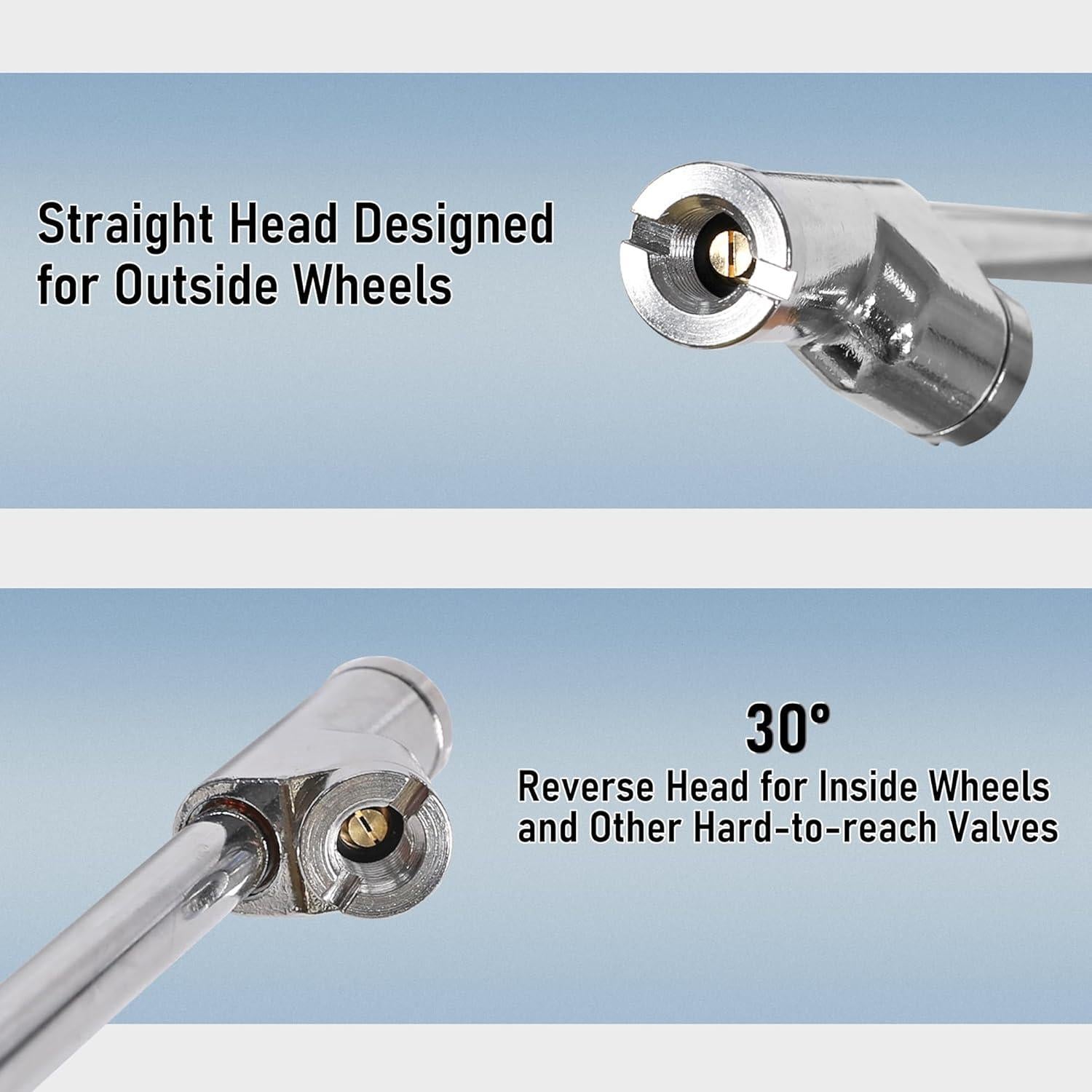 Inflador de Neumáticos WYNNsky con Manómetro 30.48 cm 160 PSI