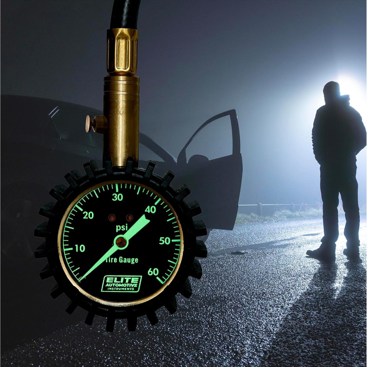 Manómetro de Presión de Neumáticos Elite EAI-060A 0-6.89 Bar