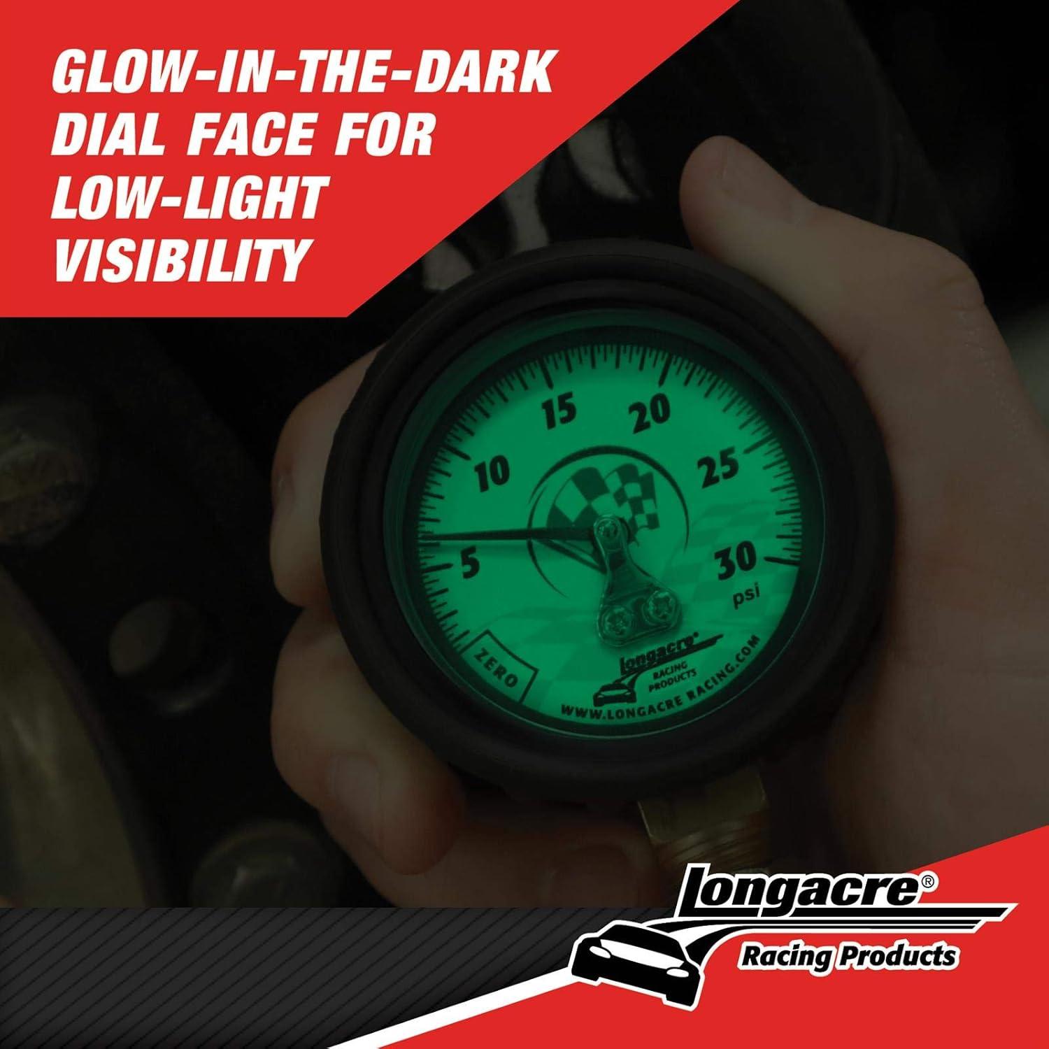 Medidor de Presión de Neumáticos Longacre 0-30 PSI 5.08 cm