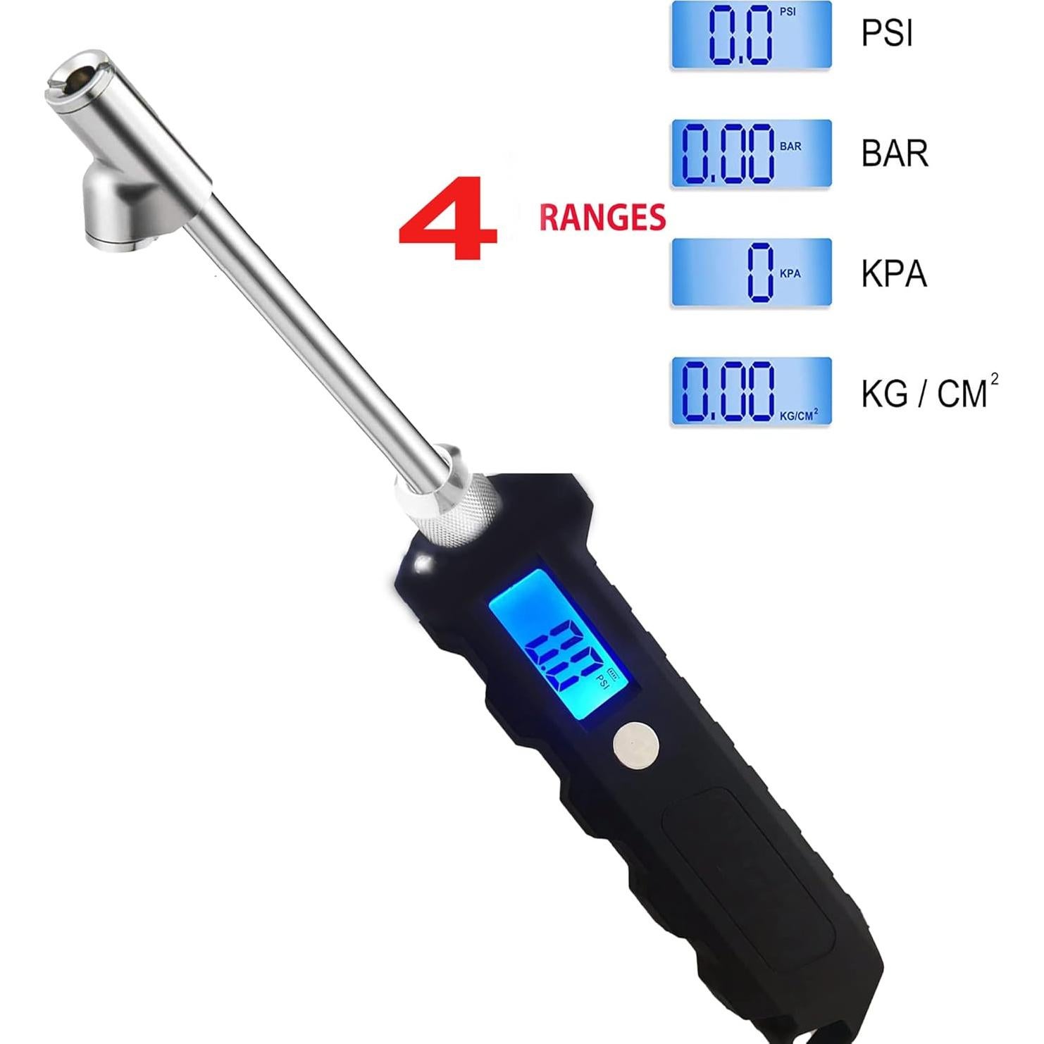Medidor Digital de Presión de Neumáticos PINKJOY 0-16 Bar