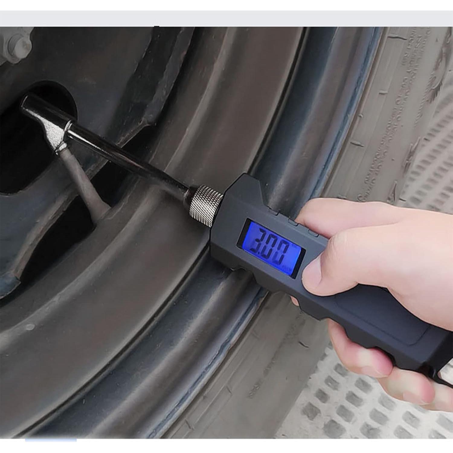 Medidor Digital de Presión de Neumáticos PINKJOY 0-16 Bar