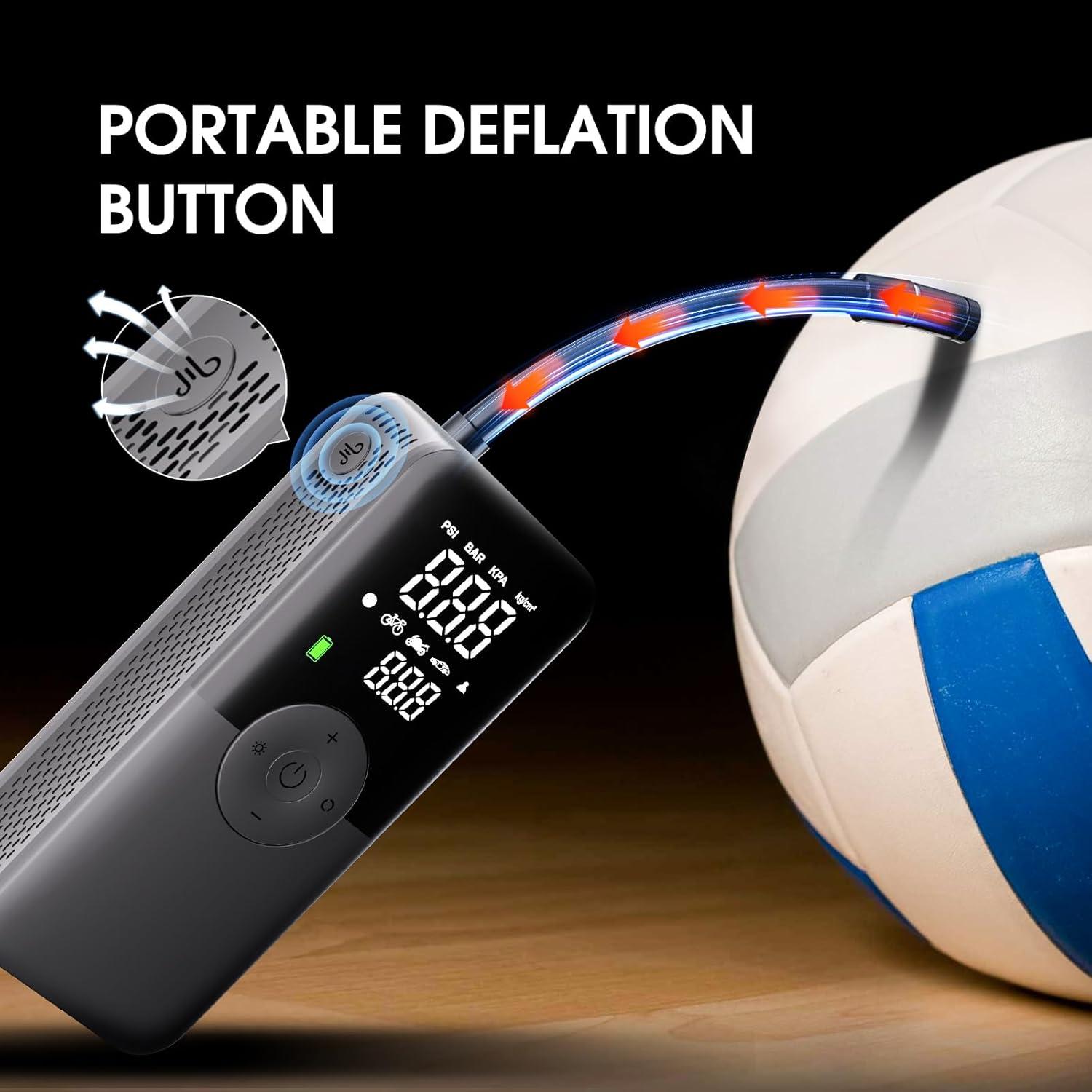 Compresor de Aire Portátil CARSUN 150PSI con Pantalla Digital