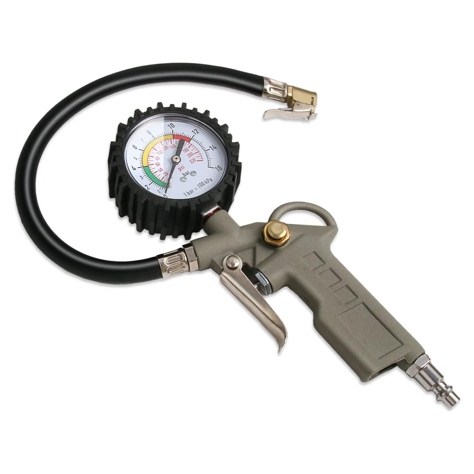 Inflador de Neumáticos con Manómetro LadFath 0-220 PSI