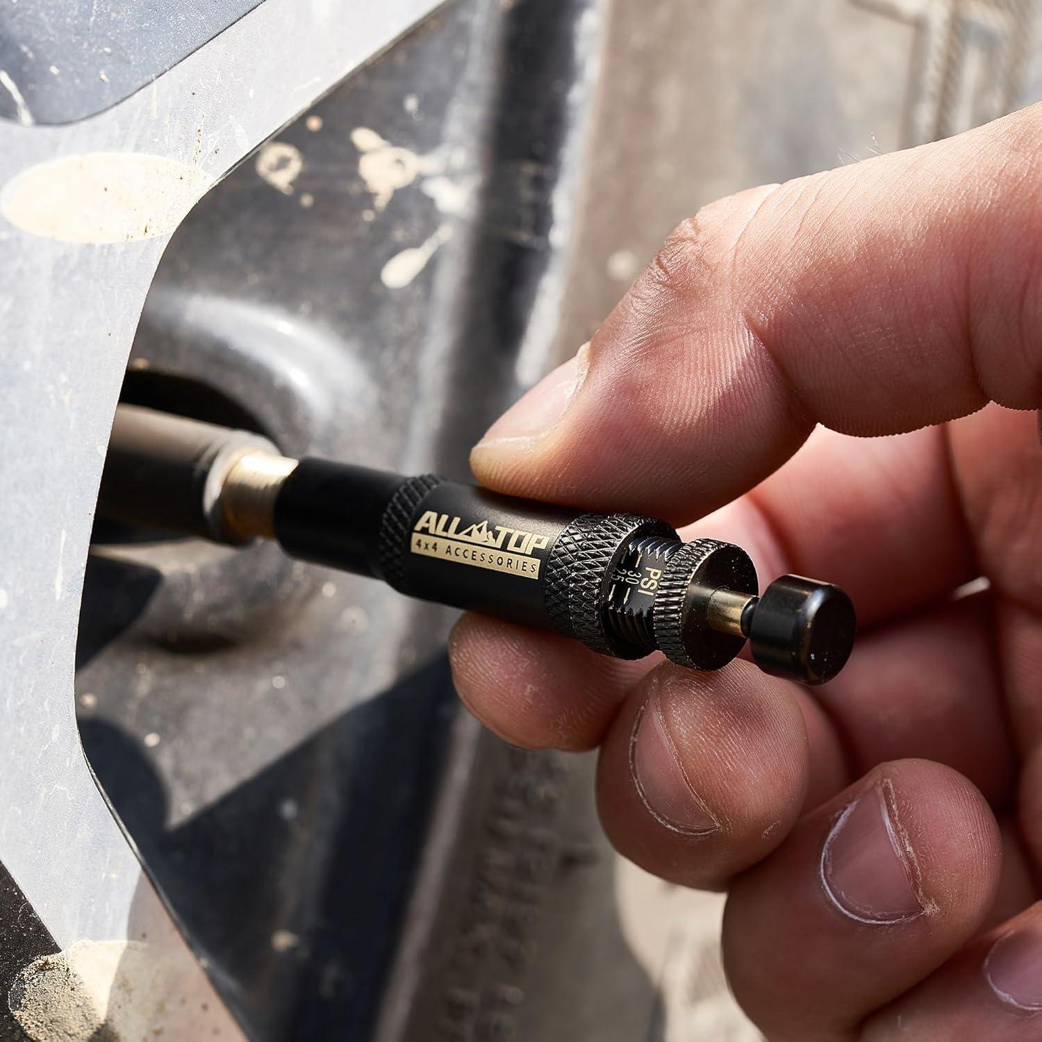 Kit Desinflador de Neumáticos ALL-TOP 4 Piezas Auto-Stop 10-30 PSI