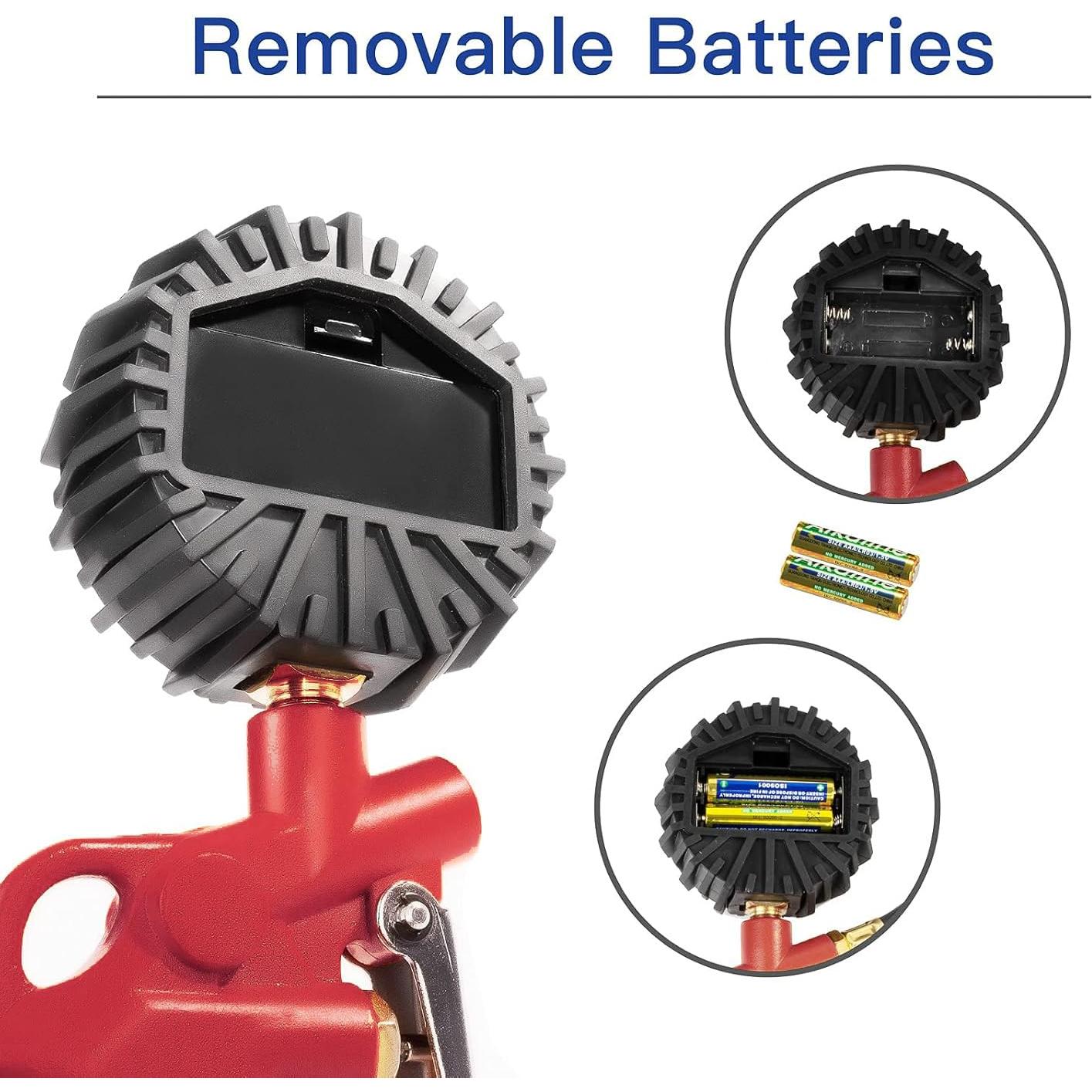Inflador Digital de Neumáticos FOVAL con Manómetro 250 PSI