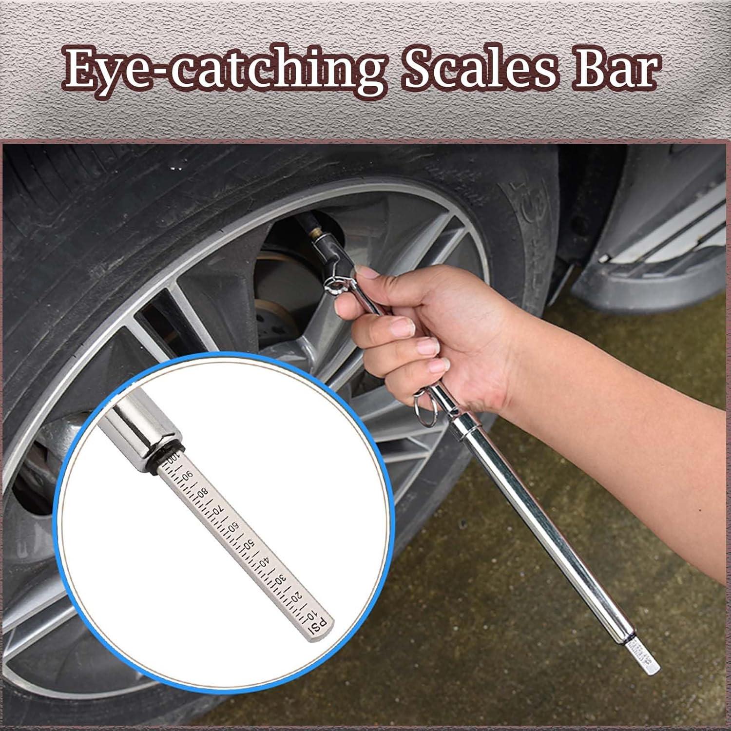 Medidor de Presión de Neumáticos Z-oneMart Doble Cabeza 10-150psi