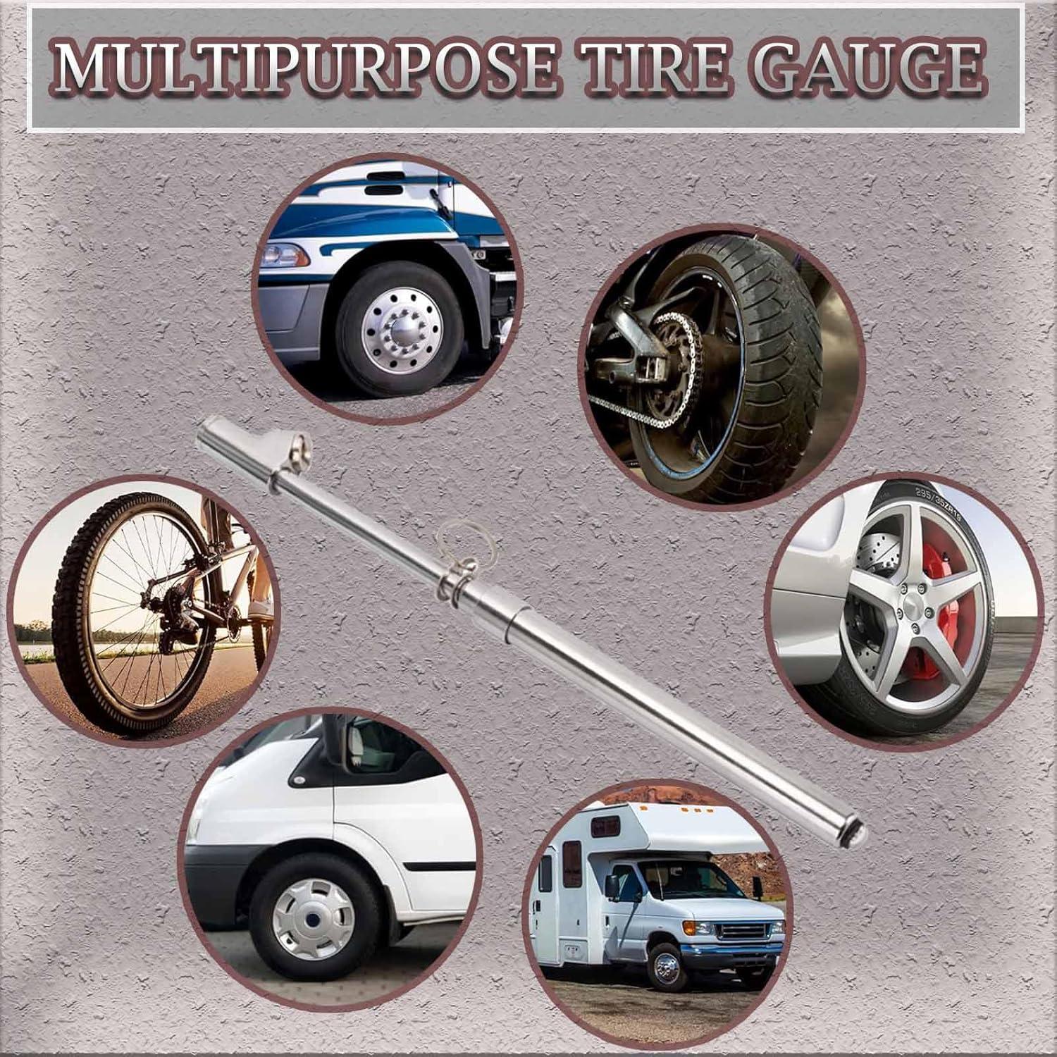 Medidor de Presión de Neumáticos Z-oneMart Doble Cabeza 10-150psi