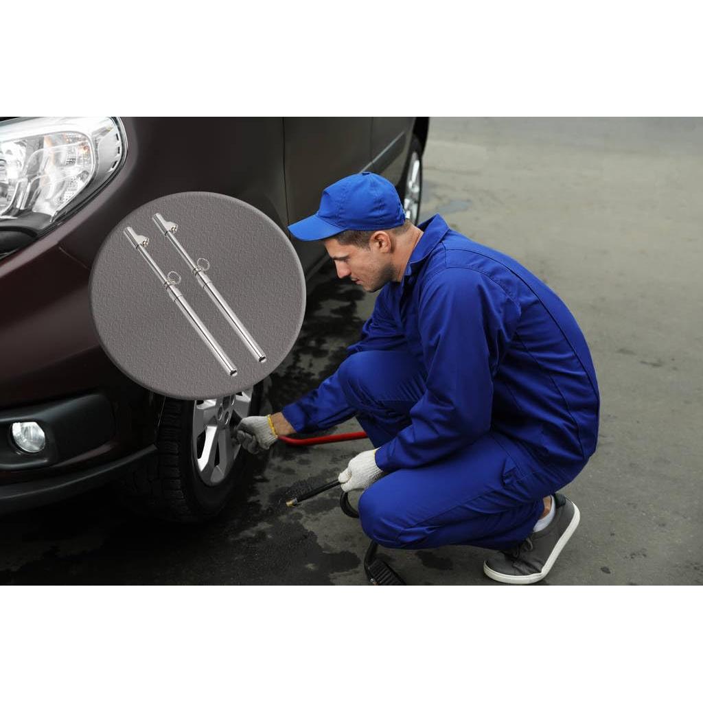 Medidor de Presión de Neumáticos Z-oneMart Doble Cabeza 10-150psi