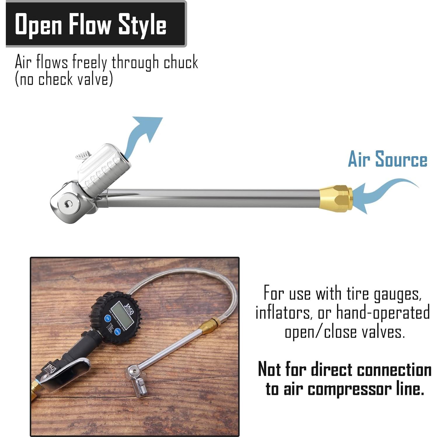 Válvula de Aire JACO T-Series 1/4" F-NPT - Flujo Abierto