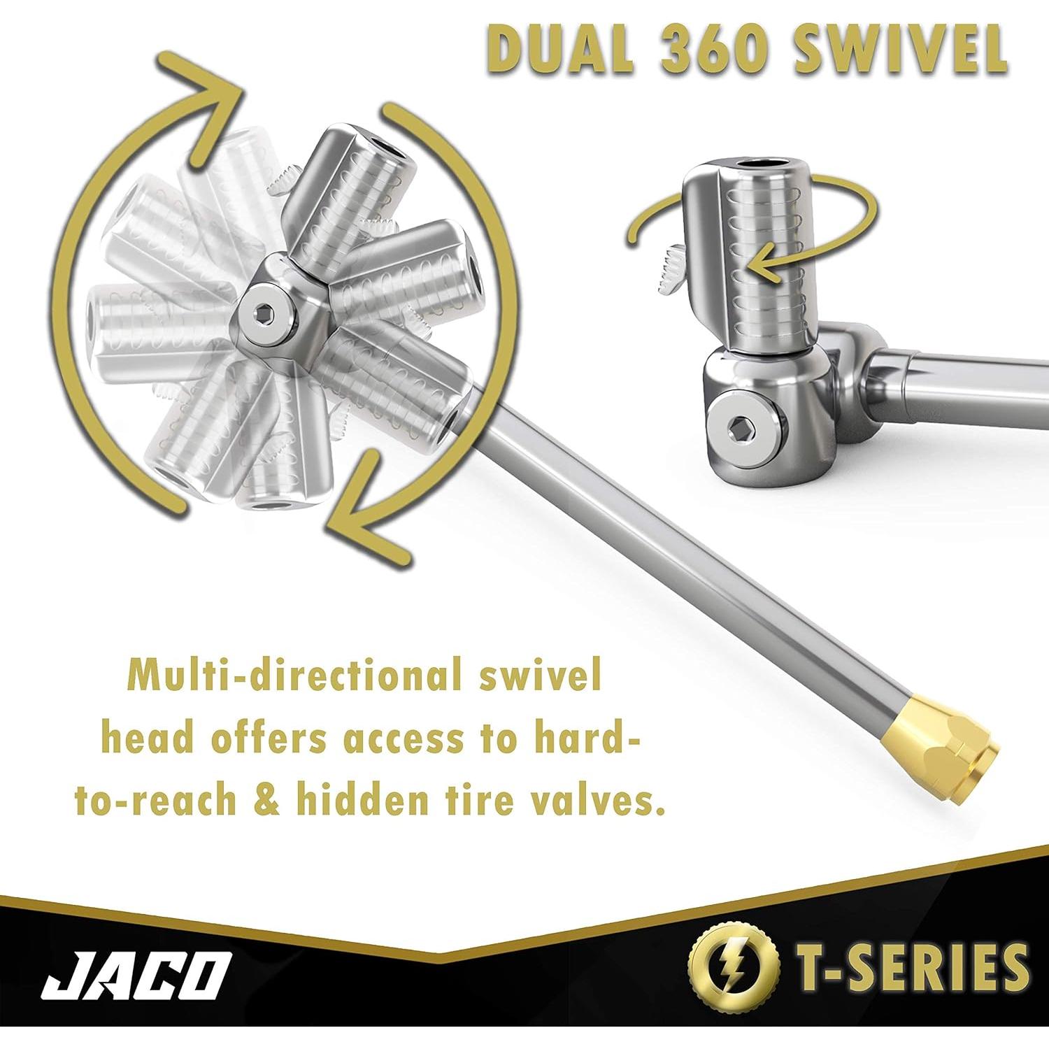 Válvula de Aire JACO T-Series 1/4" F-NPT - Flujo Abierto